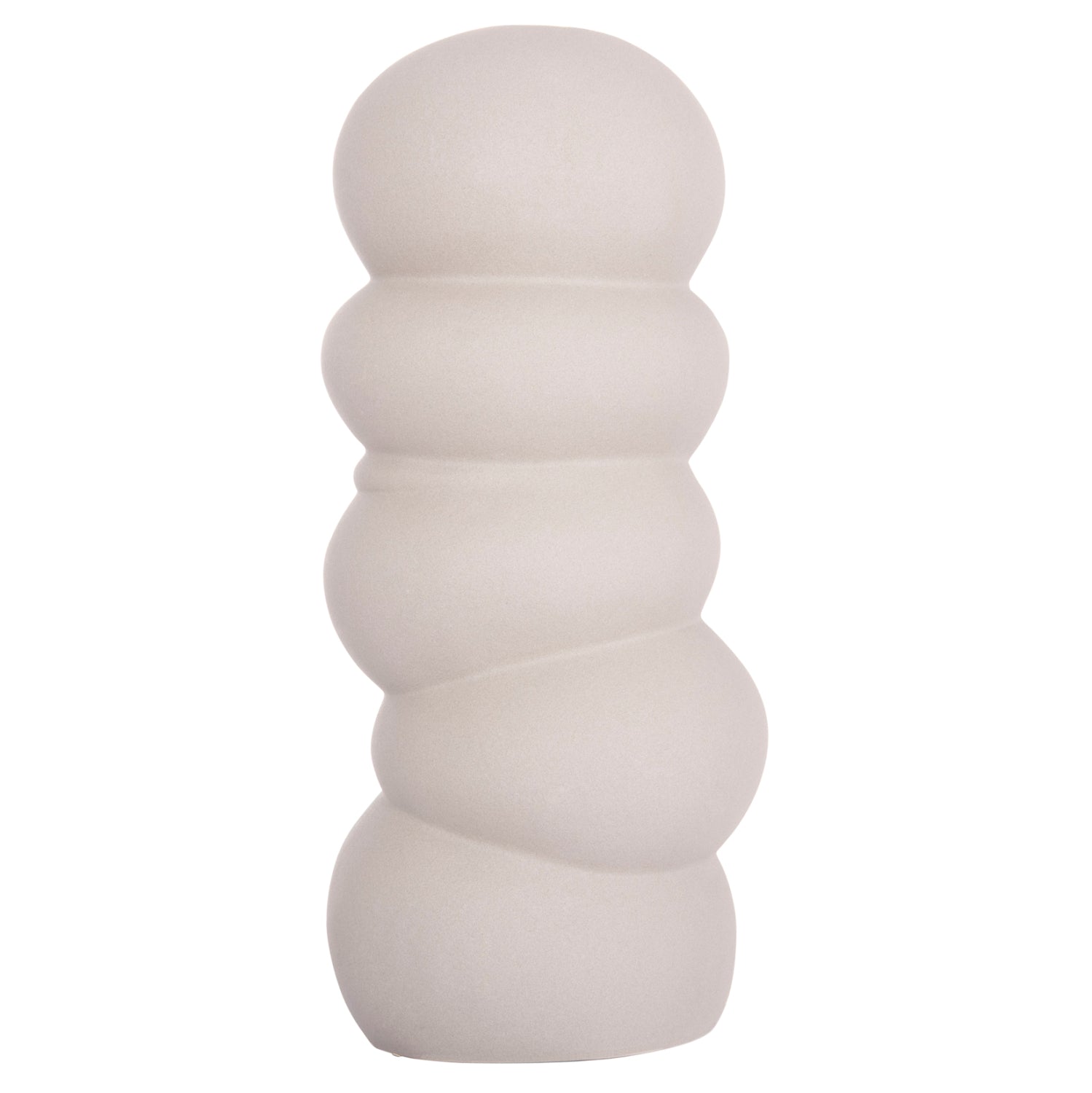 Декоративен керамичен плот за маса ROOK сив мат φ12x30h см