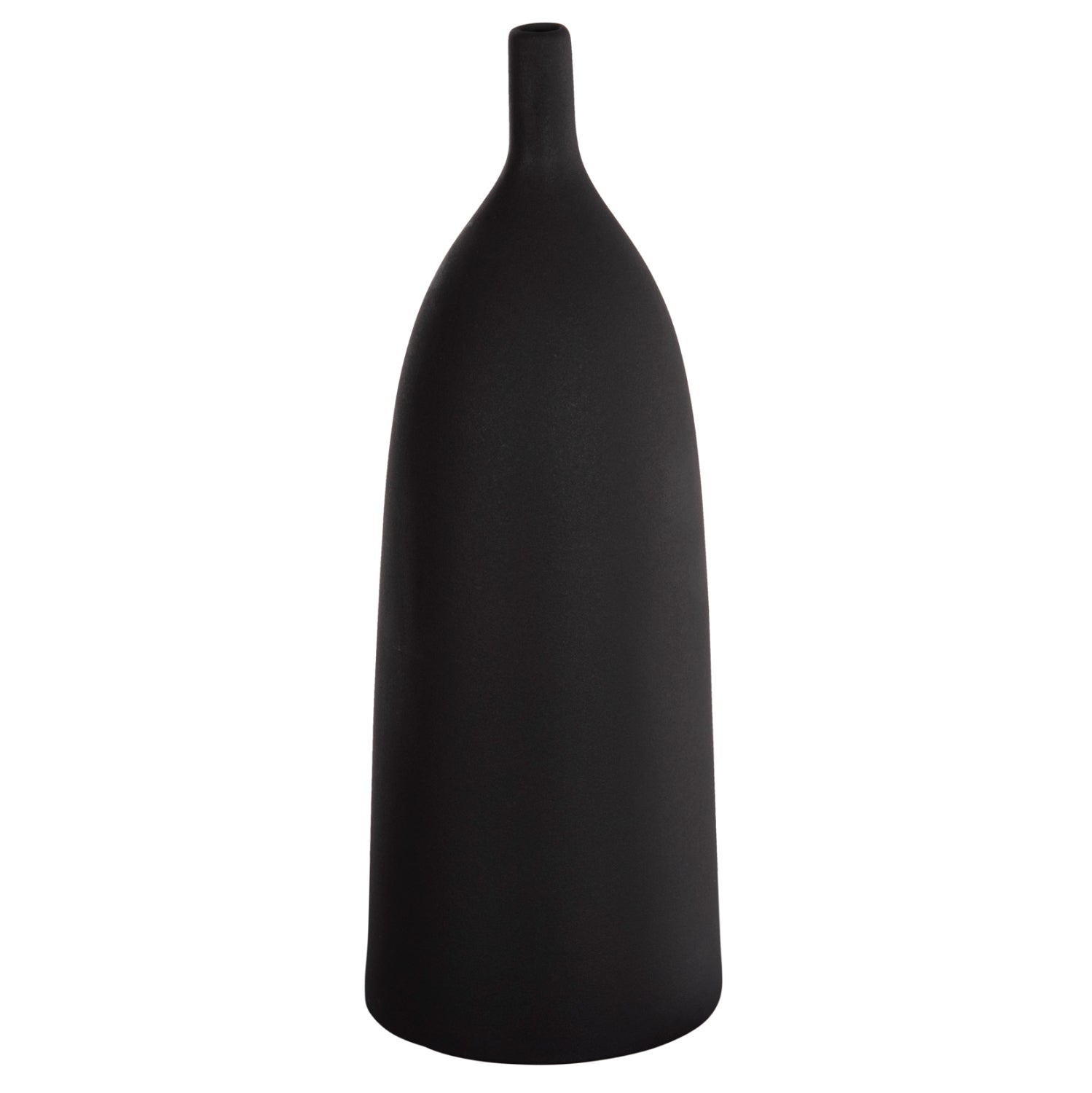 Декоративен керамичен плот за маса Galad черен мат φ18x49h см