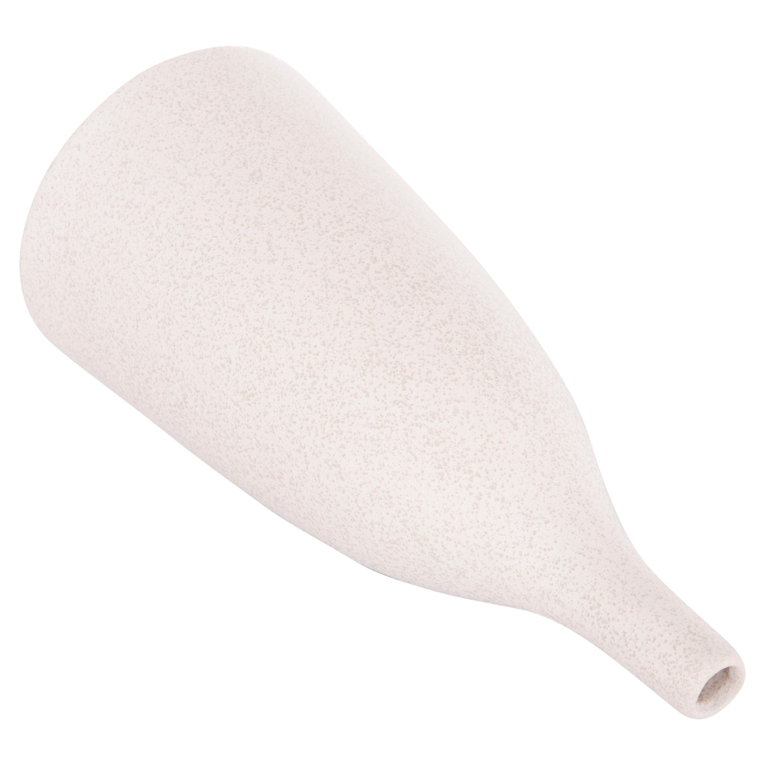 Декоративна настолна керамика GALAD сиво-бял кристал φ14x33.5cm