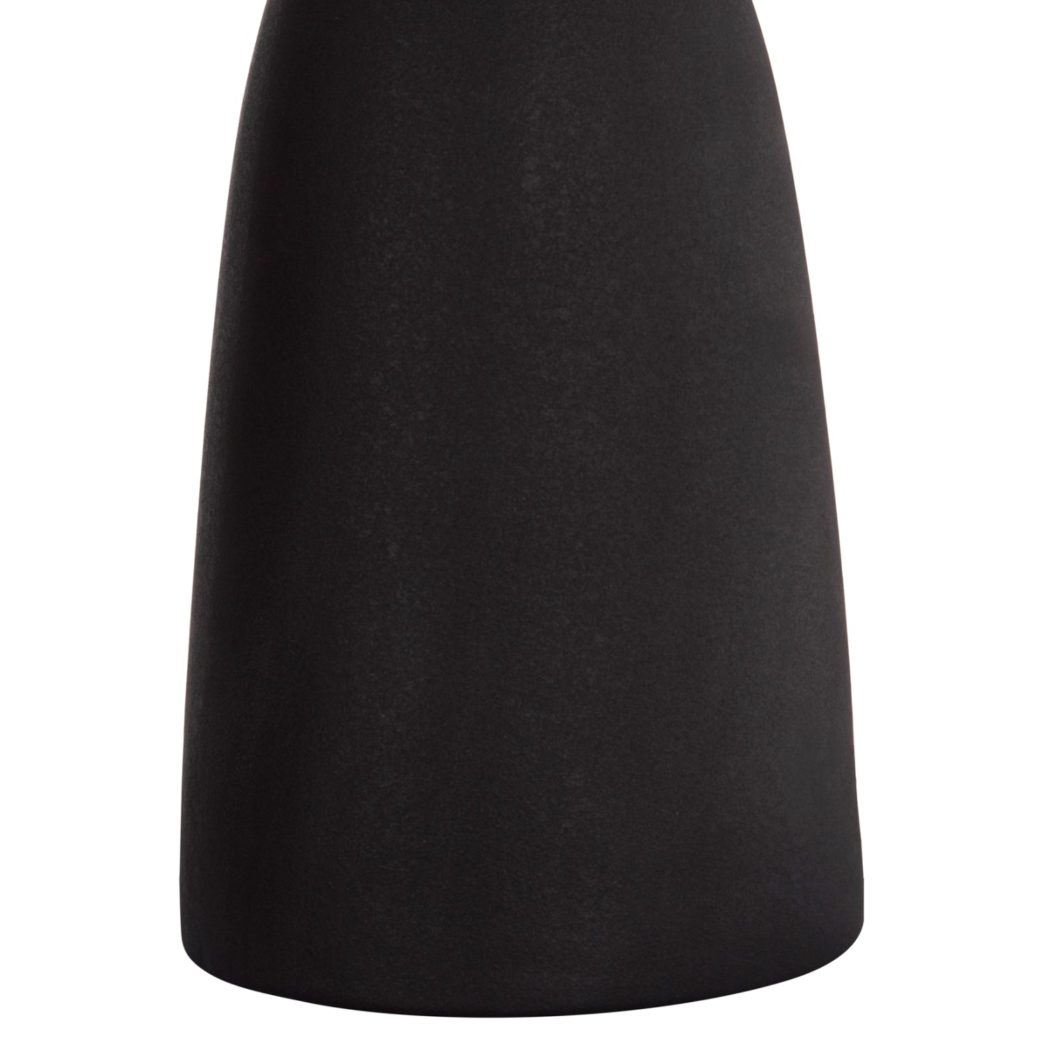 Декоративен керамичен плот за маса Galad черен мат φ14x33.5hcm