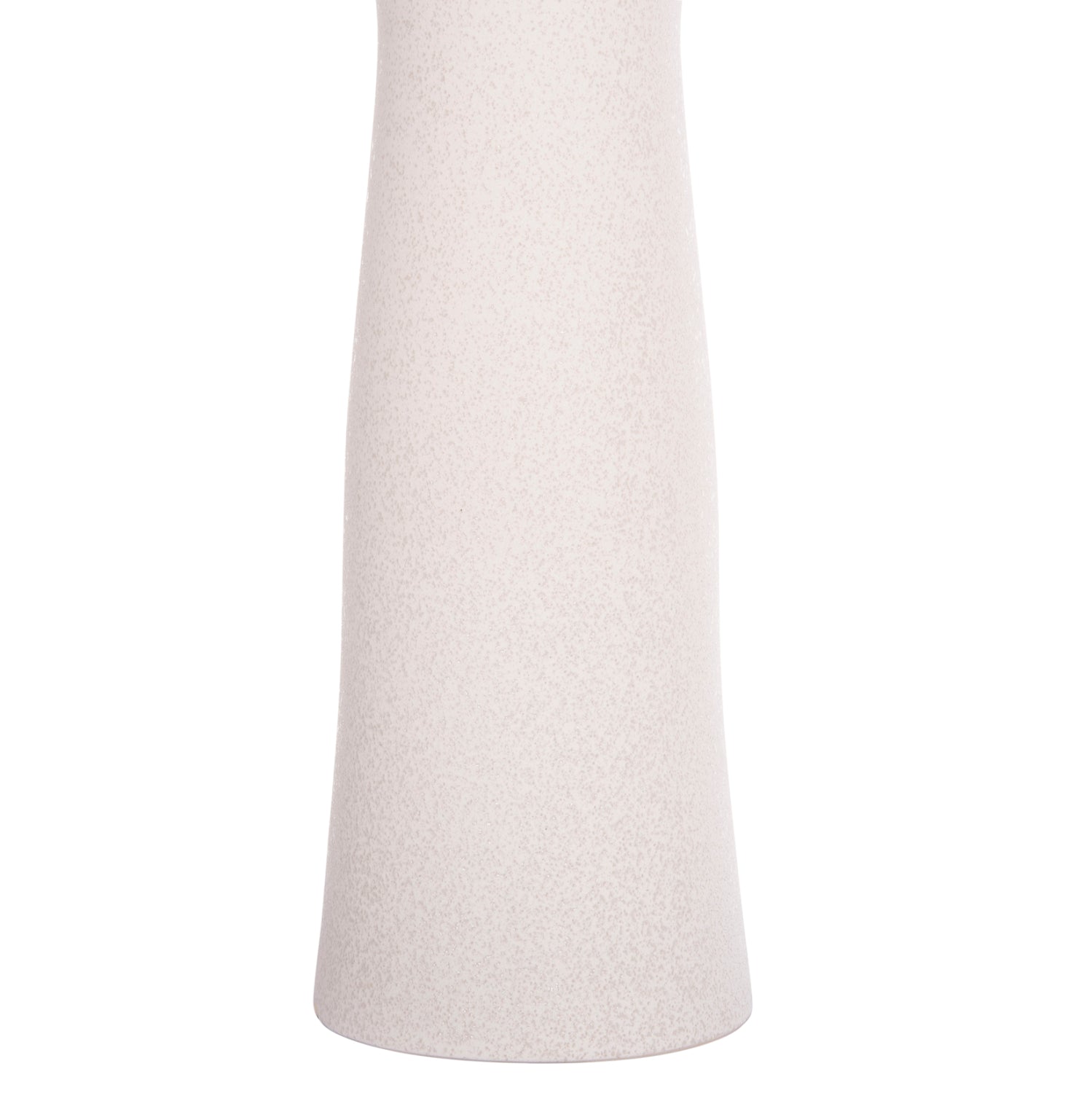 Декоративен керамичен плот за маса SCEPTER кристал, чисто бял φ18x49hcm