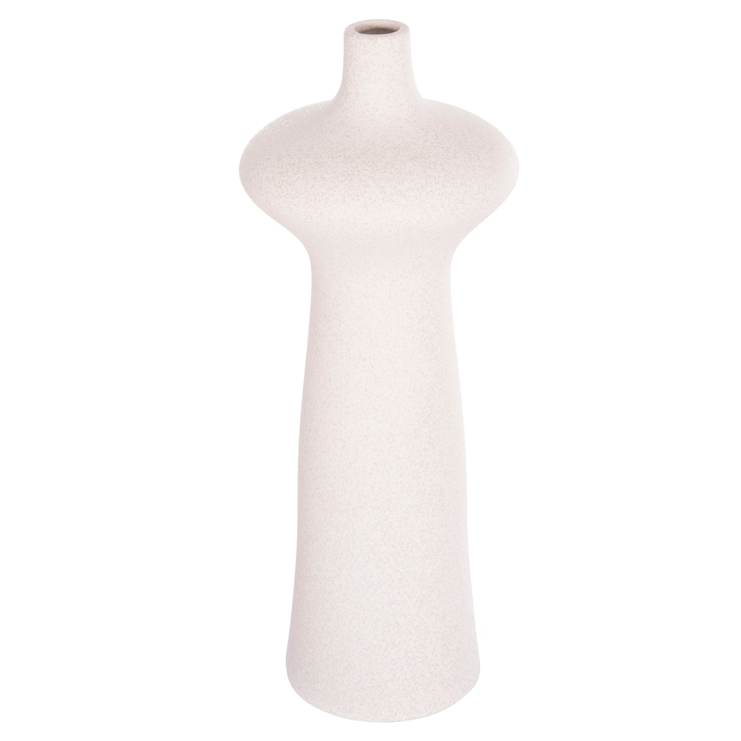 Декоративен керамичен плот за маса SCEPTER кристал, чисто бял φ18x49hcm