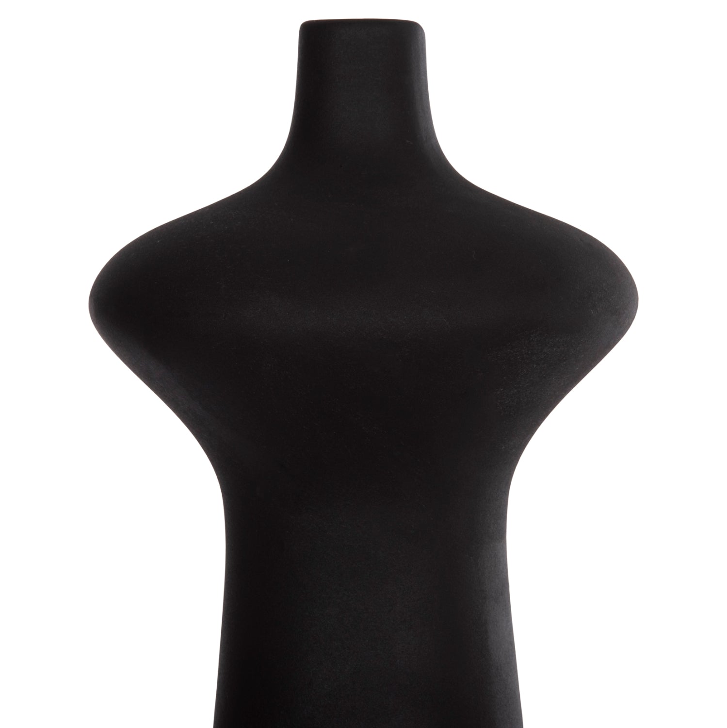 Декоративен керамичен плот за маса SCEPTER , черен мат, φ18x49hcm