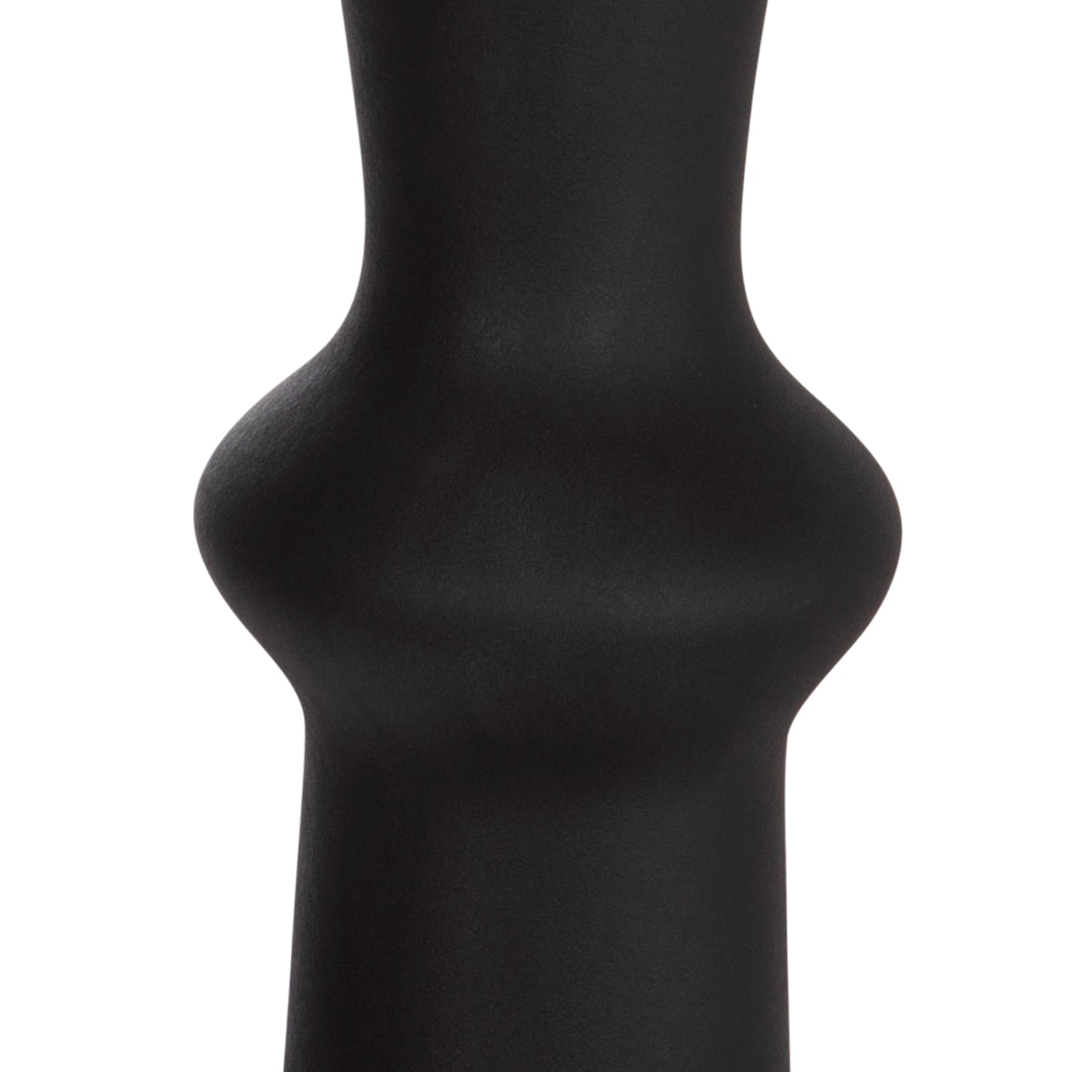 Декоративен керамичен плот за маса SCEPTER черен мат, φ14x50cm