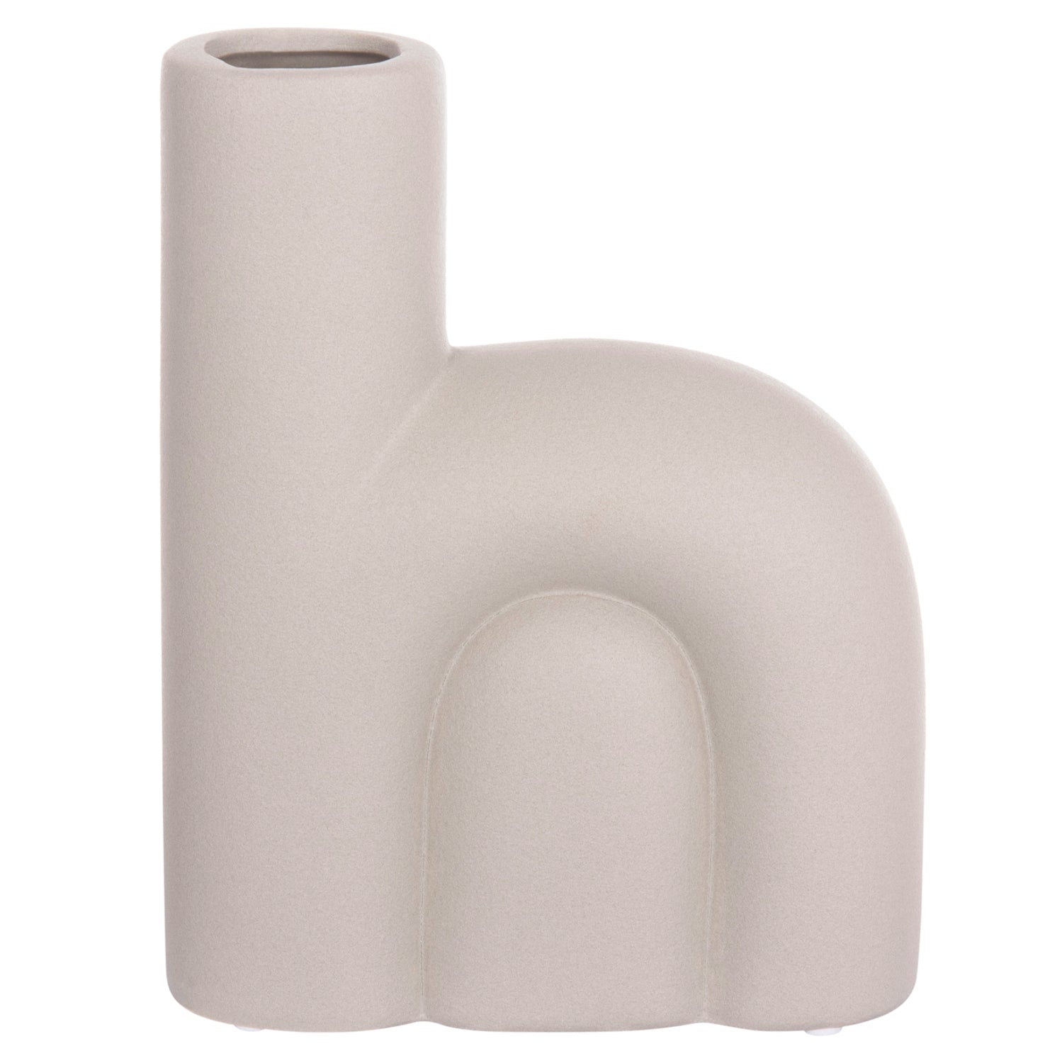 Декоративен керамичен плот за маса Аrcon сив мат 19x7x24см