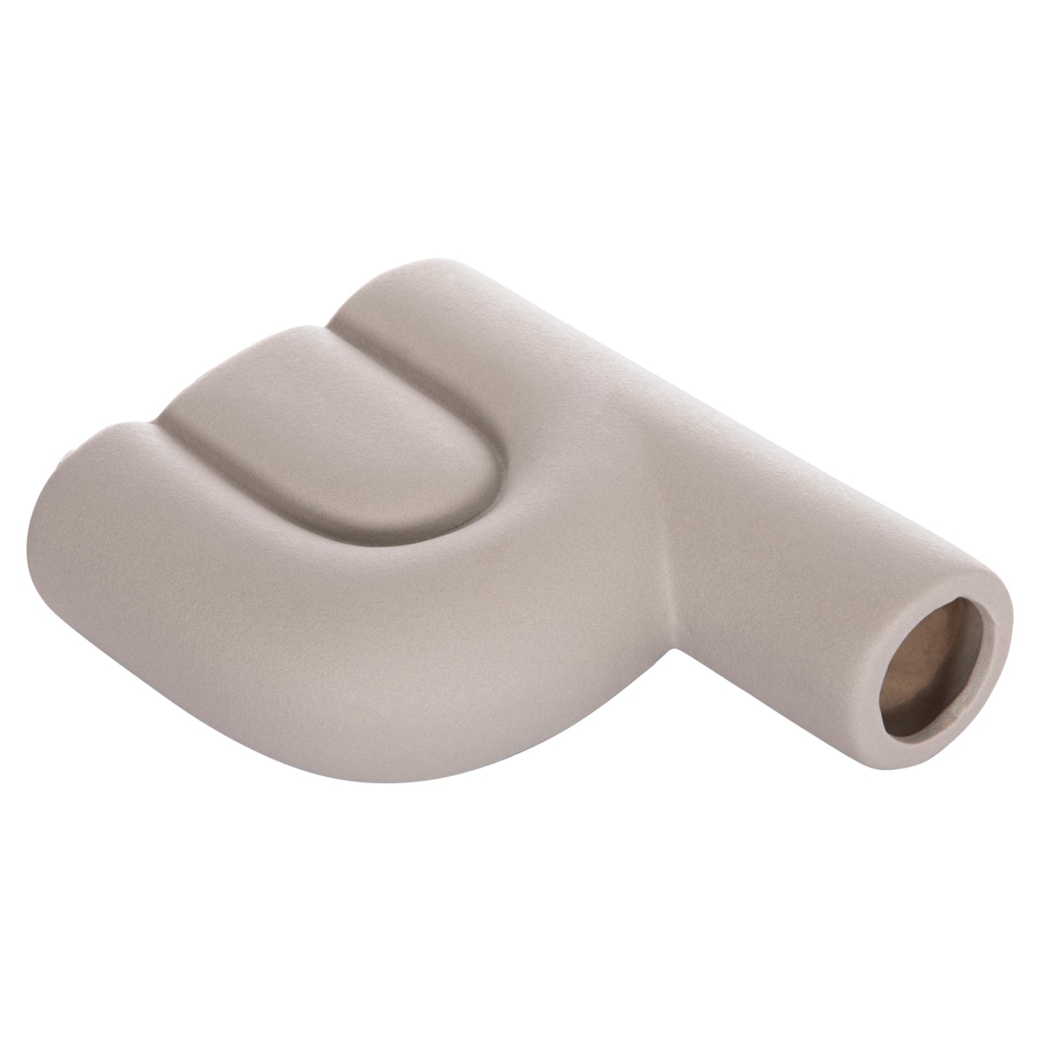 Декоративен керамичен плот за маса Аrcon сив мат 19x7x24см