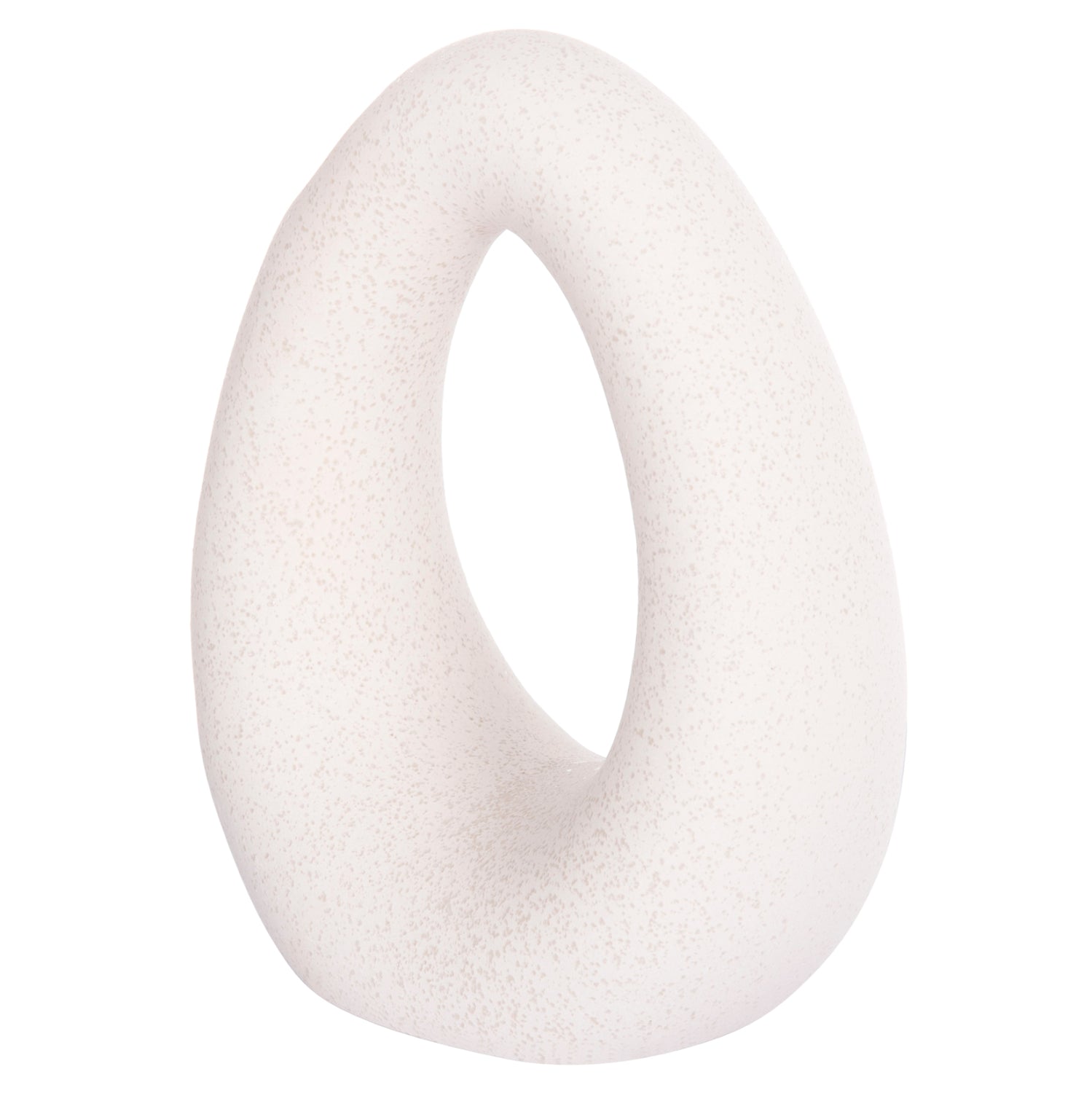 Декоративен керамичен плот за маса елипсовиден, кристален, 16.5x9x20см