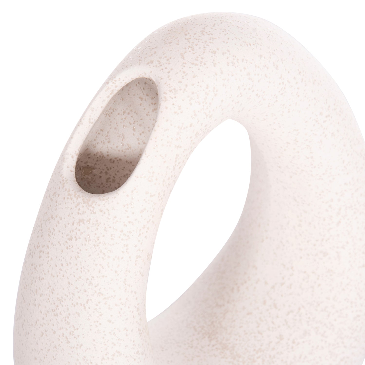 Декоративен керамичен плот за маса елипсовиден, кристален, 16.5x9x20см