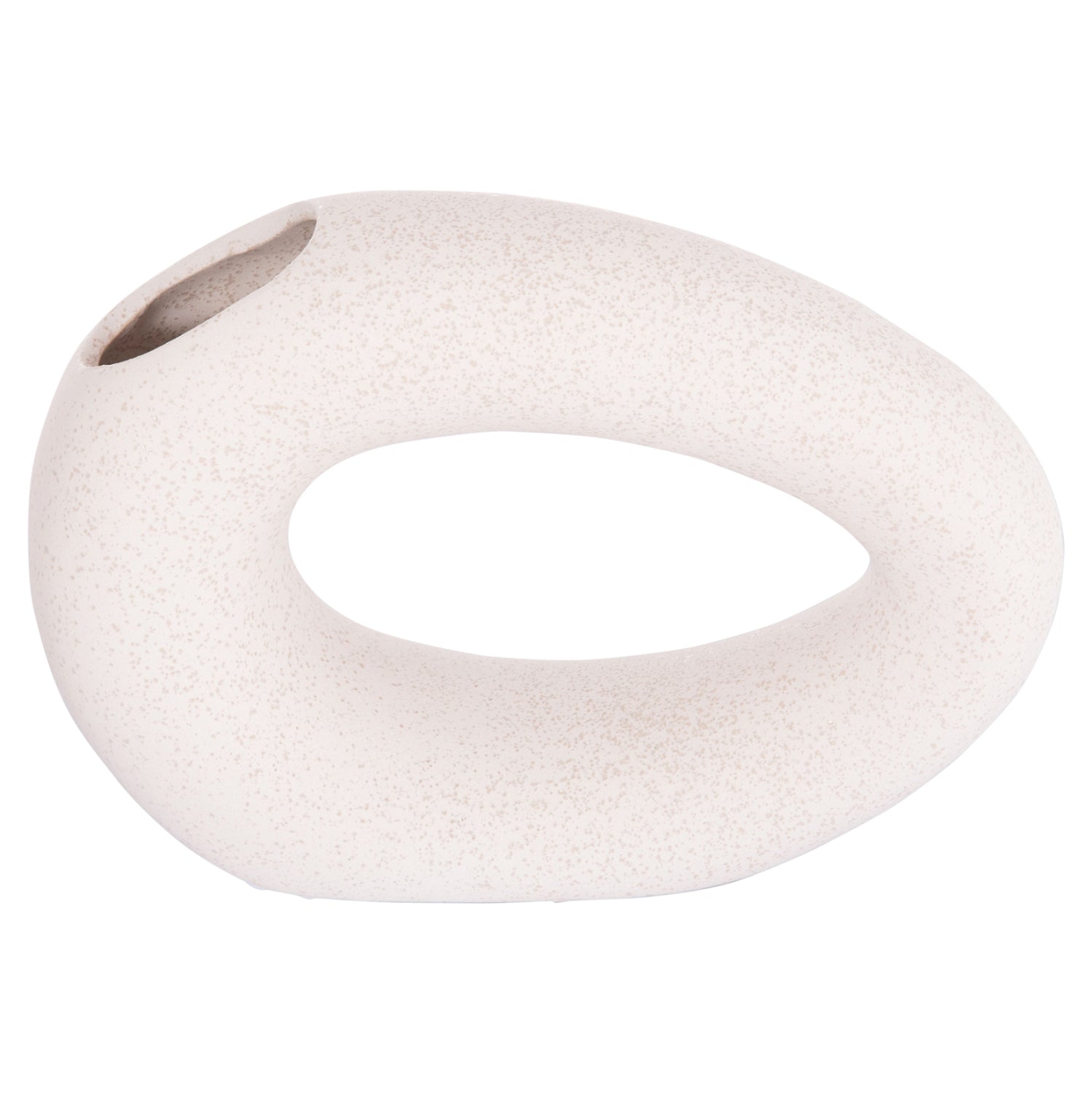 Декоративен керамичен плот за маса , елипса, кристален, 23x8x16см