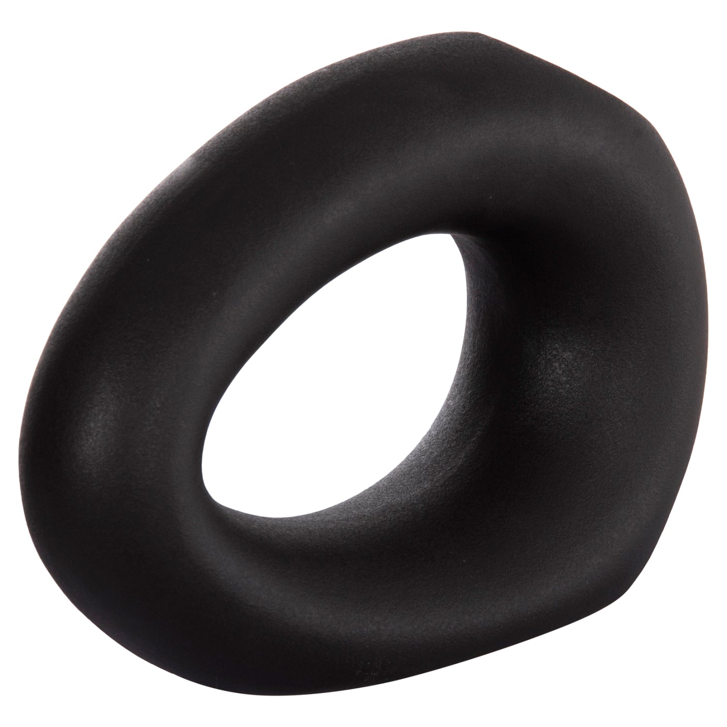 Декоративен керамичен плот за маса елипса, черен, матов, 23x8x16в см