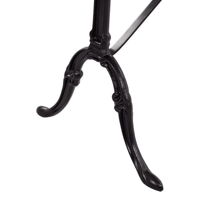 Маса Тейган бял мрамор/чугун 100/60/72см