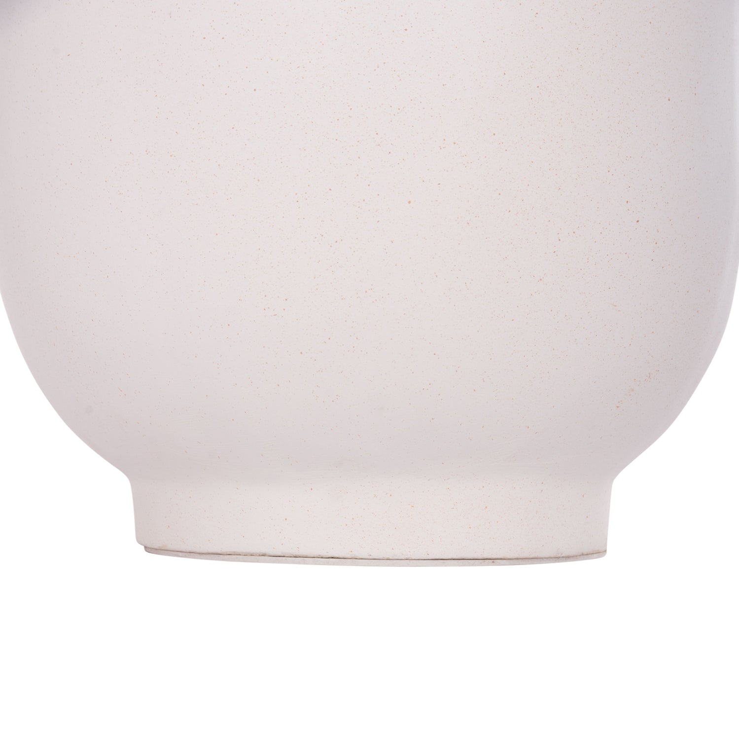 Декоративна подова ваза Линтер фибрo цимент бял--тиково дърво φ34x60hcm.