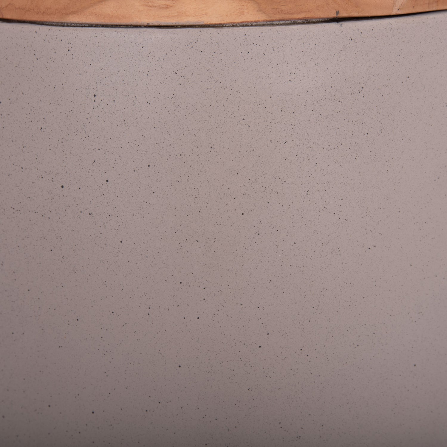 Декоративна подова ваза Интер фибро цимент сив мат--тиково дърво φ34x60hcm