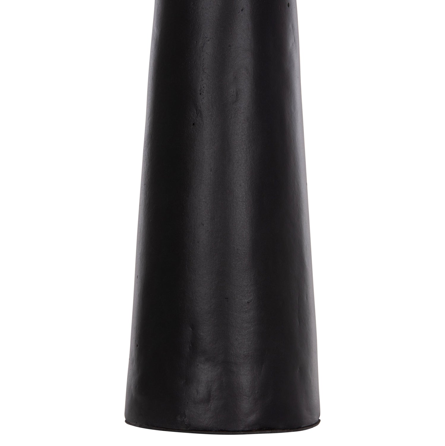 Настолна декоративна ваза от теракота Lekkan в черно-ф18x38cm.