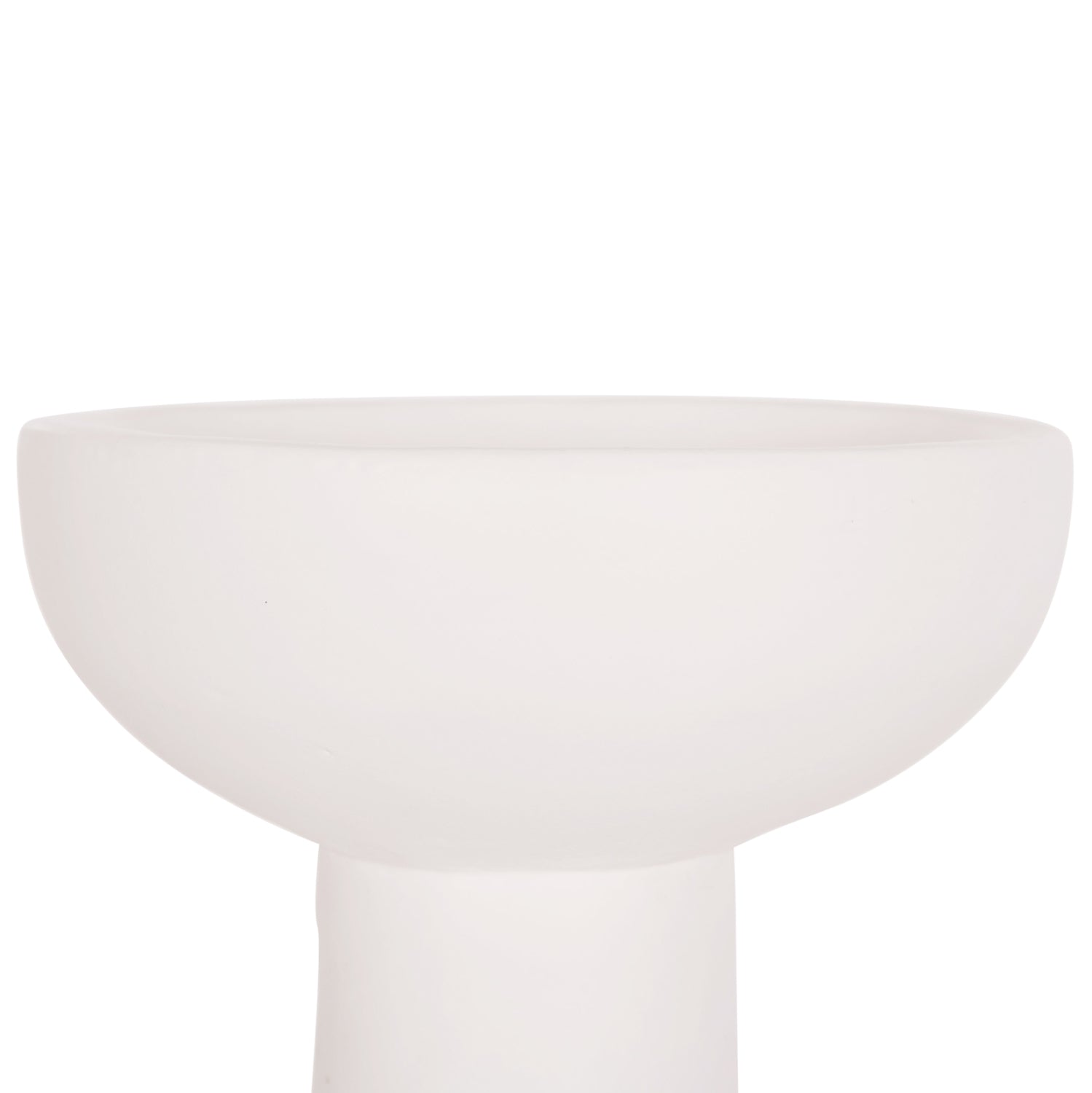 Декоративна маса lekkan теракота ваза в бяло--φ18x38hcm.