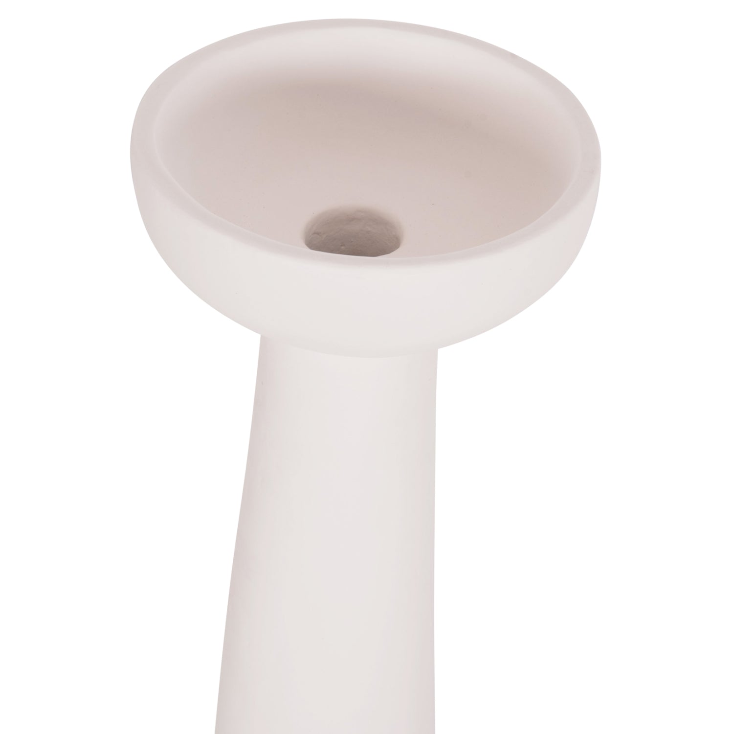 Декоративна маса lekkan теракота ваза в бяло--φ18x38hcm.