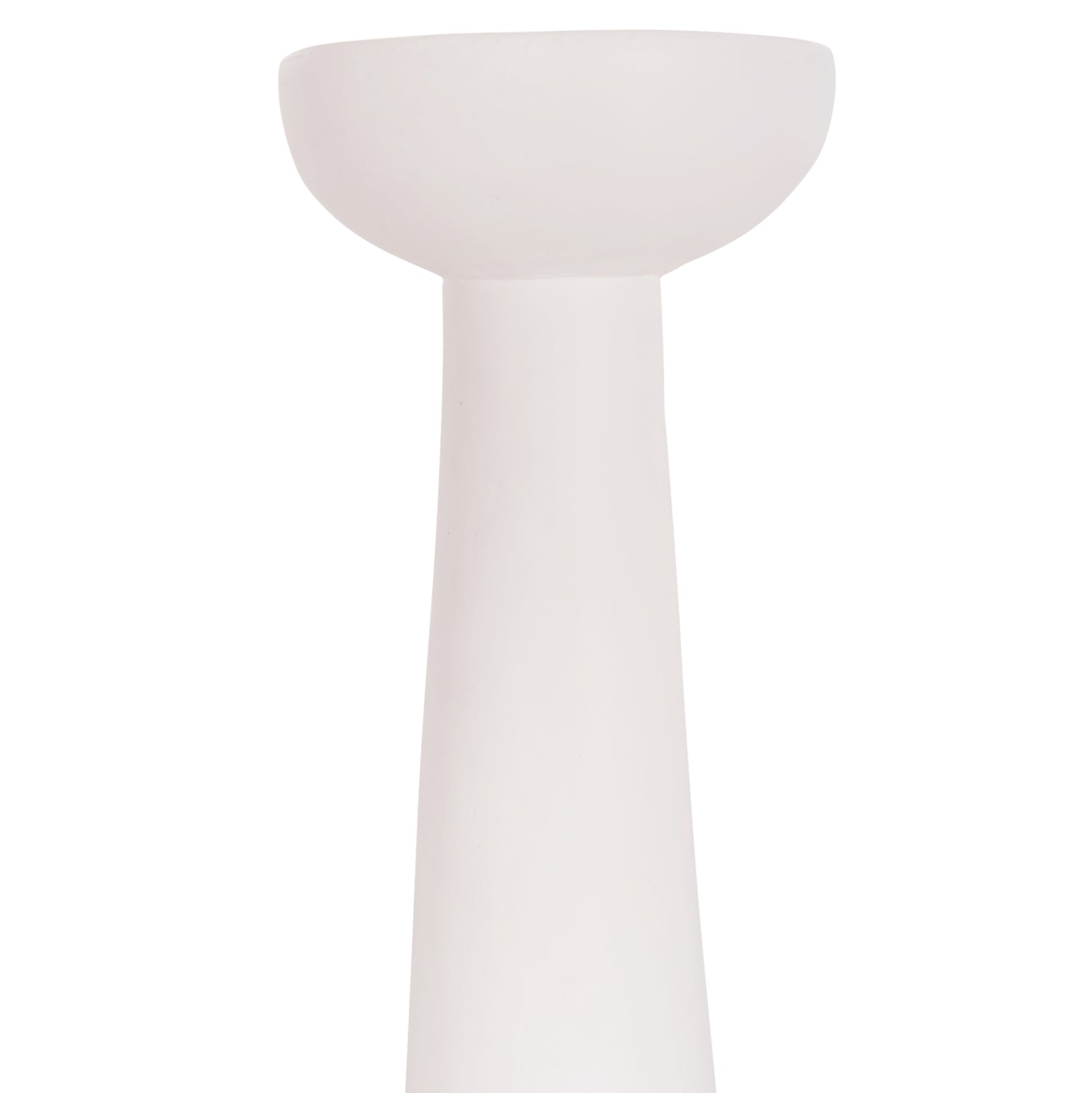 Декоративна маса lekkan теракота ваза в бяло--φ18x38hcm.