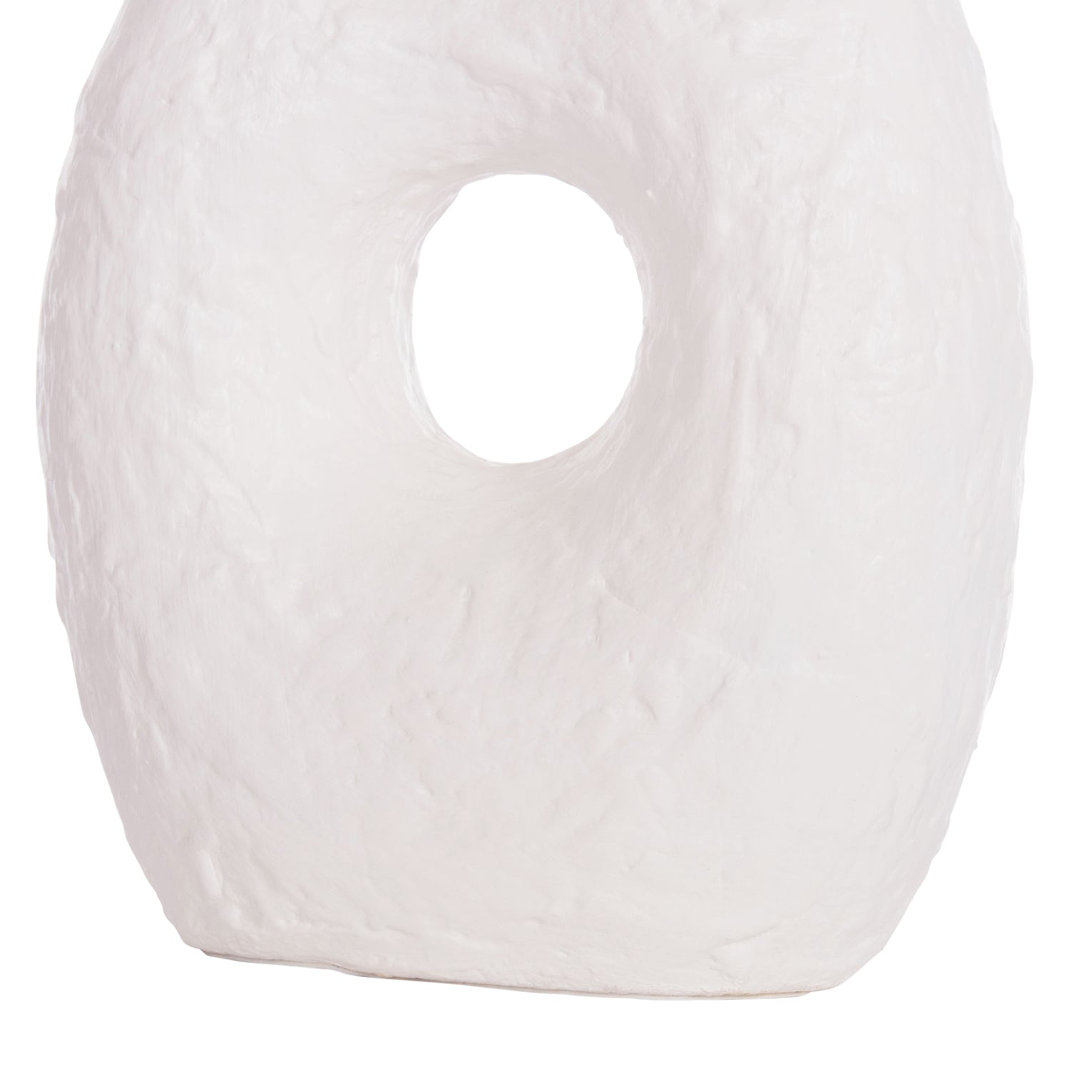 Декоративна ваза за настола namentis бяла теракота -- 27x135x37см