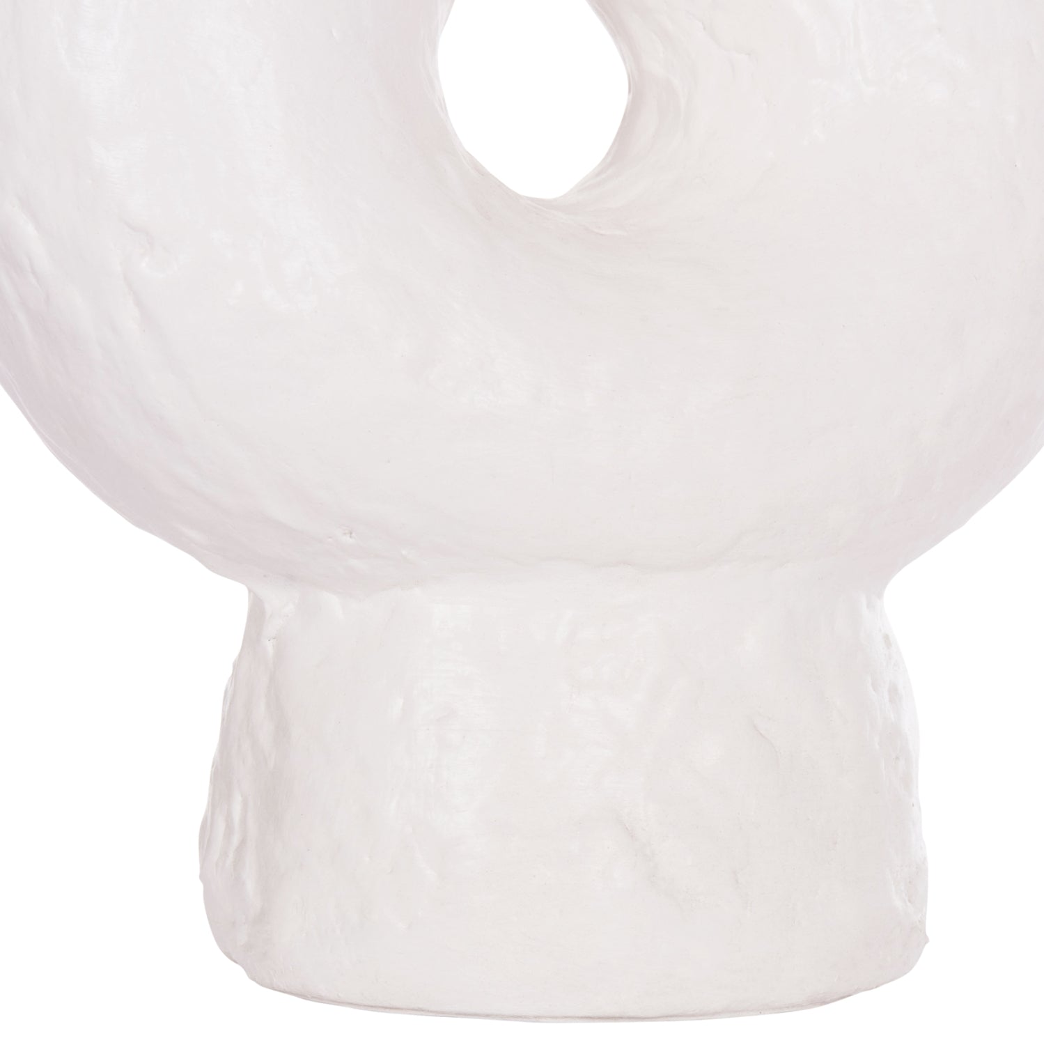 Декоративна ваза за маса Namentis бяла теракота -- 26x15x35 см