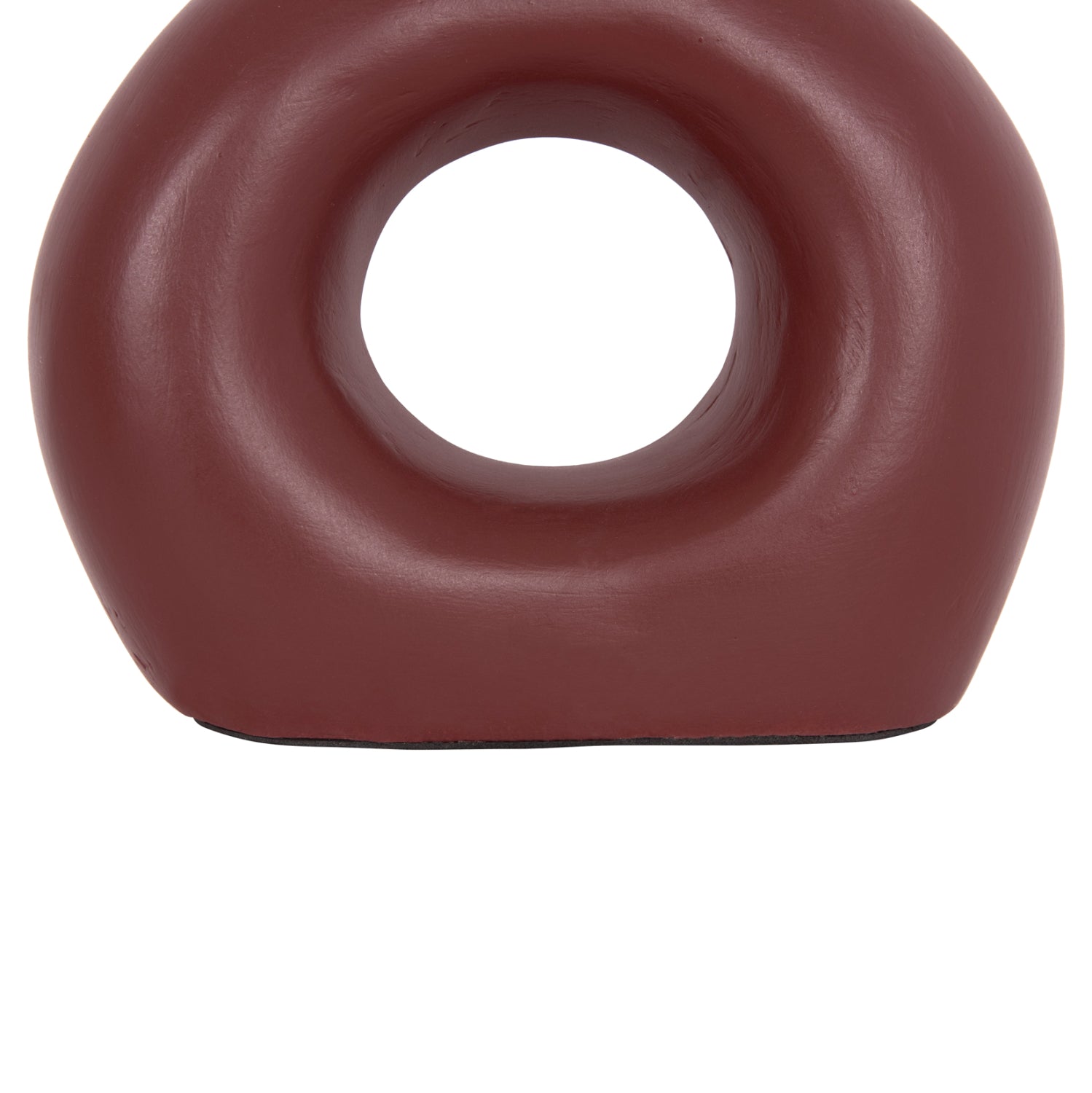 Декоративна настолна ваза фиорин теракота в кафяво--21x7.5x31см.