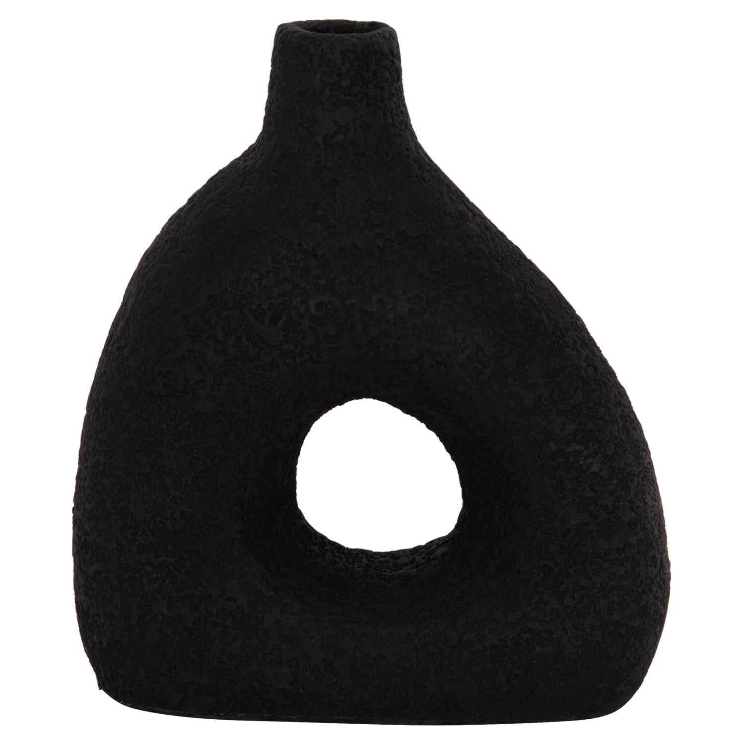 Декоративна ваза за маса DECANT КГ4667.01m теракота в черно--17x6.5x20cm.