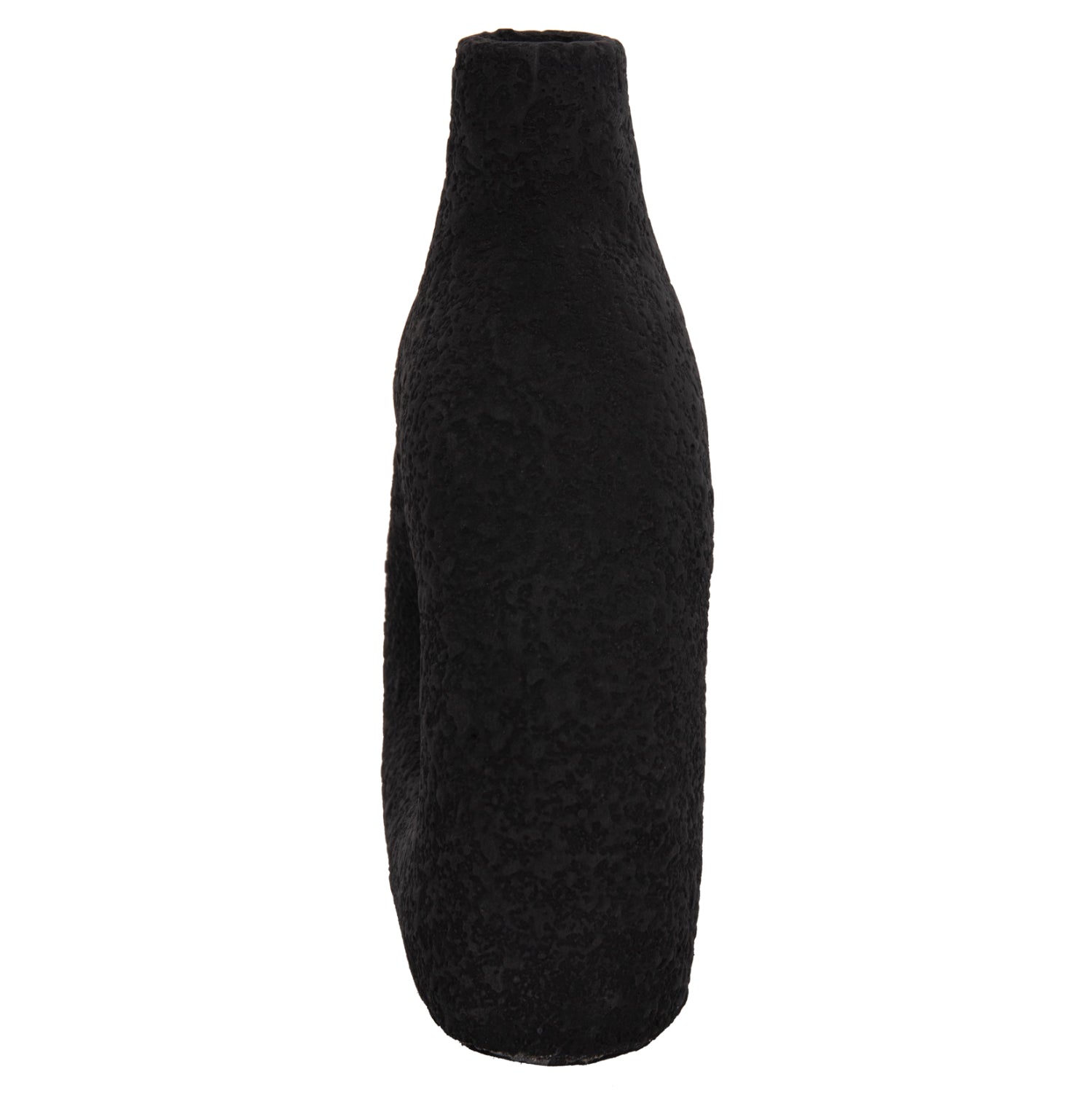 Декоративна ваза за маса DECANT КГ4667.01m теракота в черно--17x6.5x20cm.