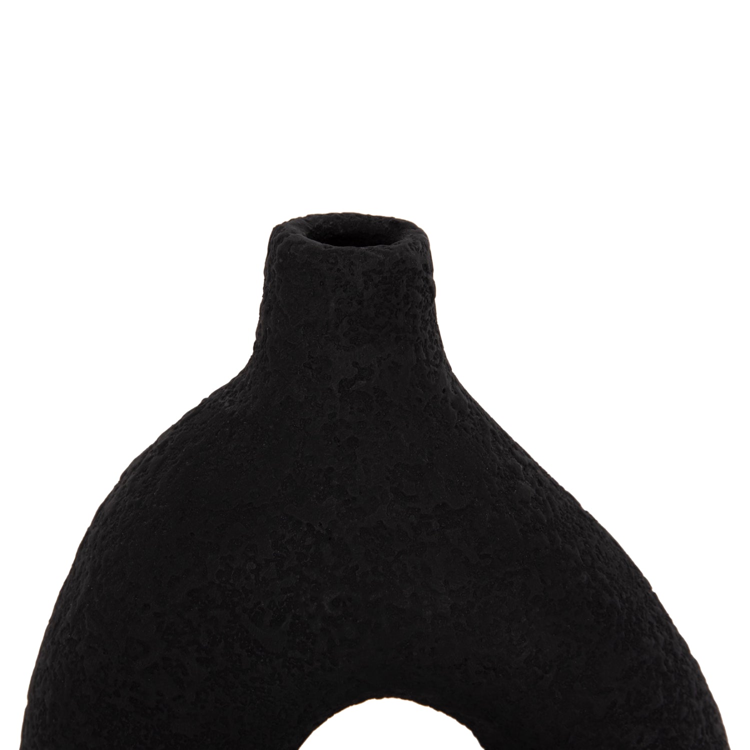 Декоративна ваза за маса DECANT КГ4667.01m теракота в черно--17x6.5x20cm.