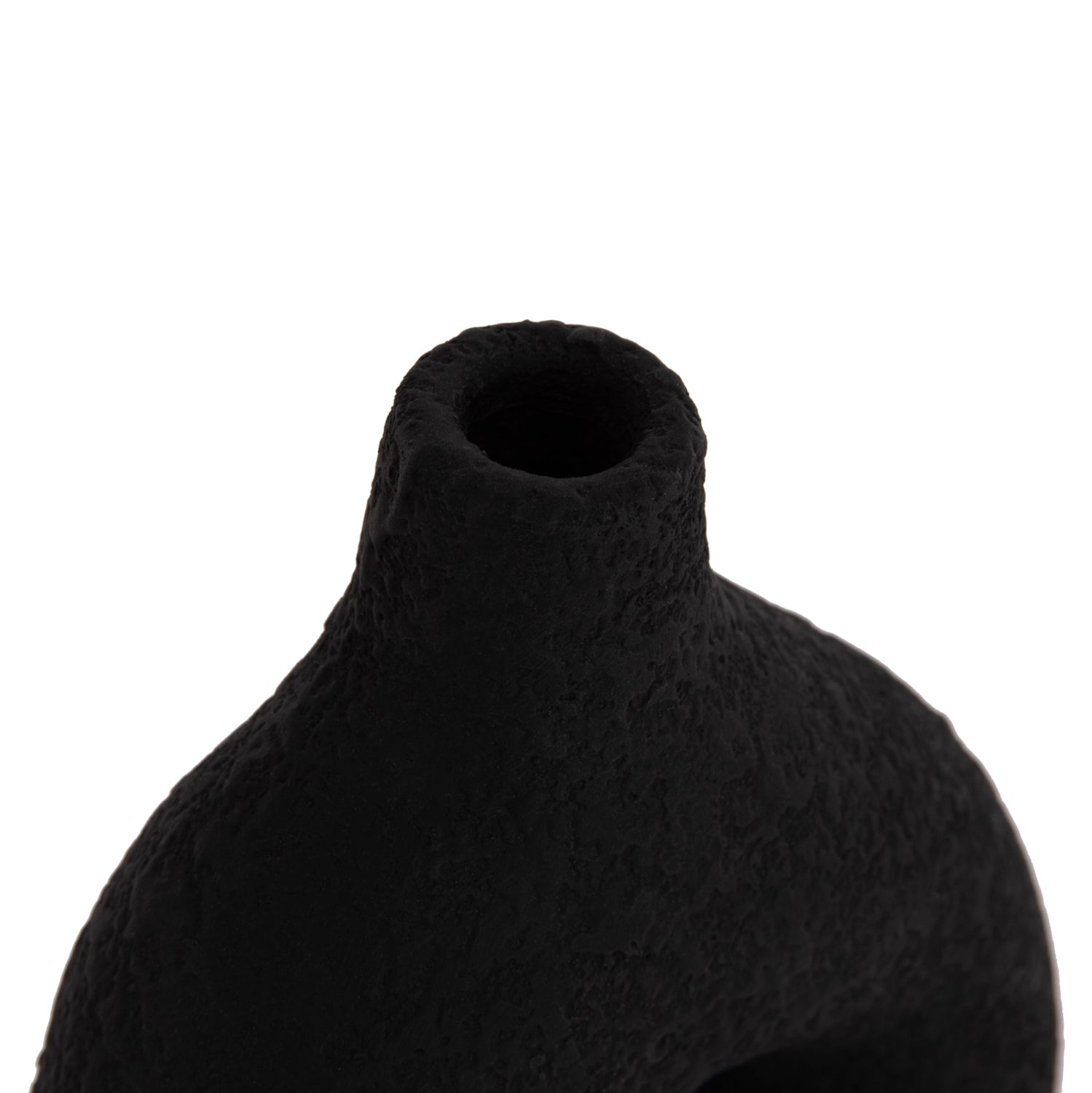 Декоративна ваза за маса DECANT КГ4667.01m теракота в черно--17x6.5x20cm.