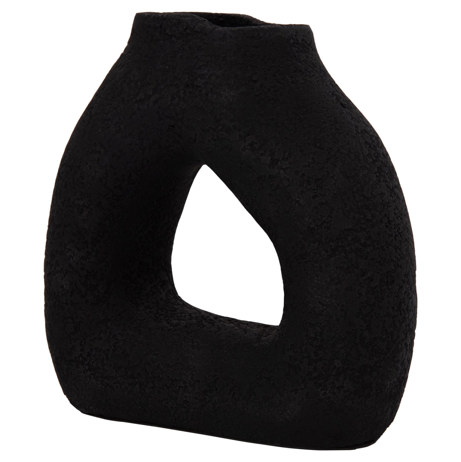 Декоративна ваза DECANT теракота в черно--17.5x6.5x17см.