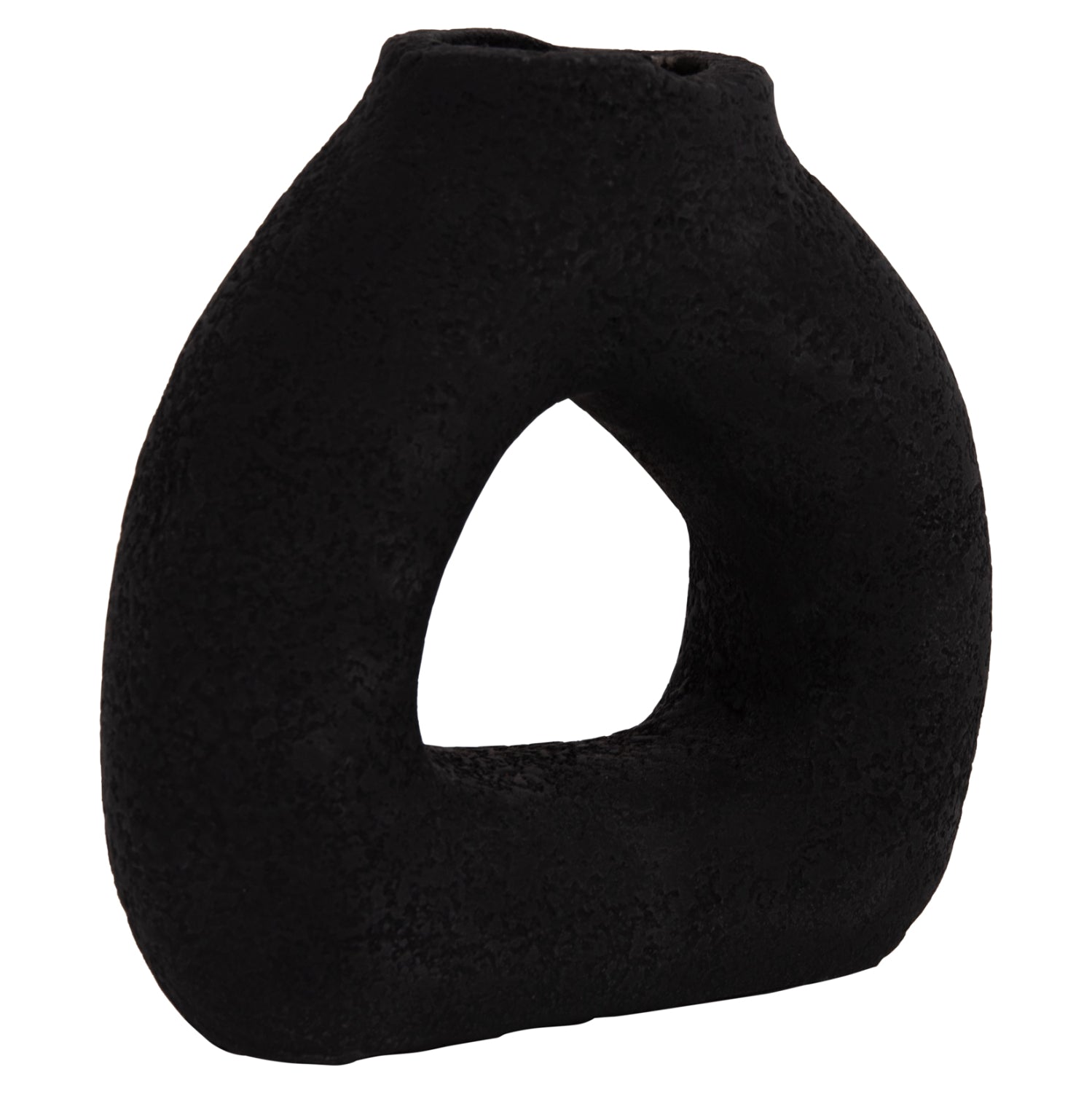 Декоративна ваза DECANT теракота в черно--17.5x6.5x17см.