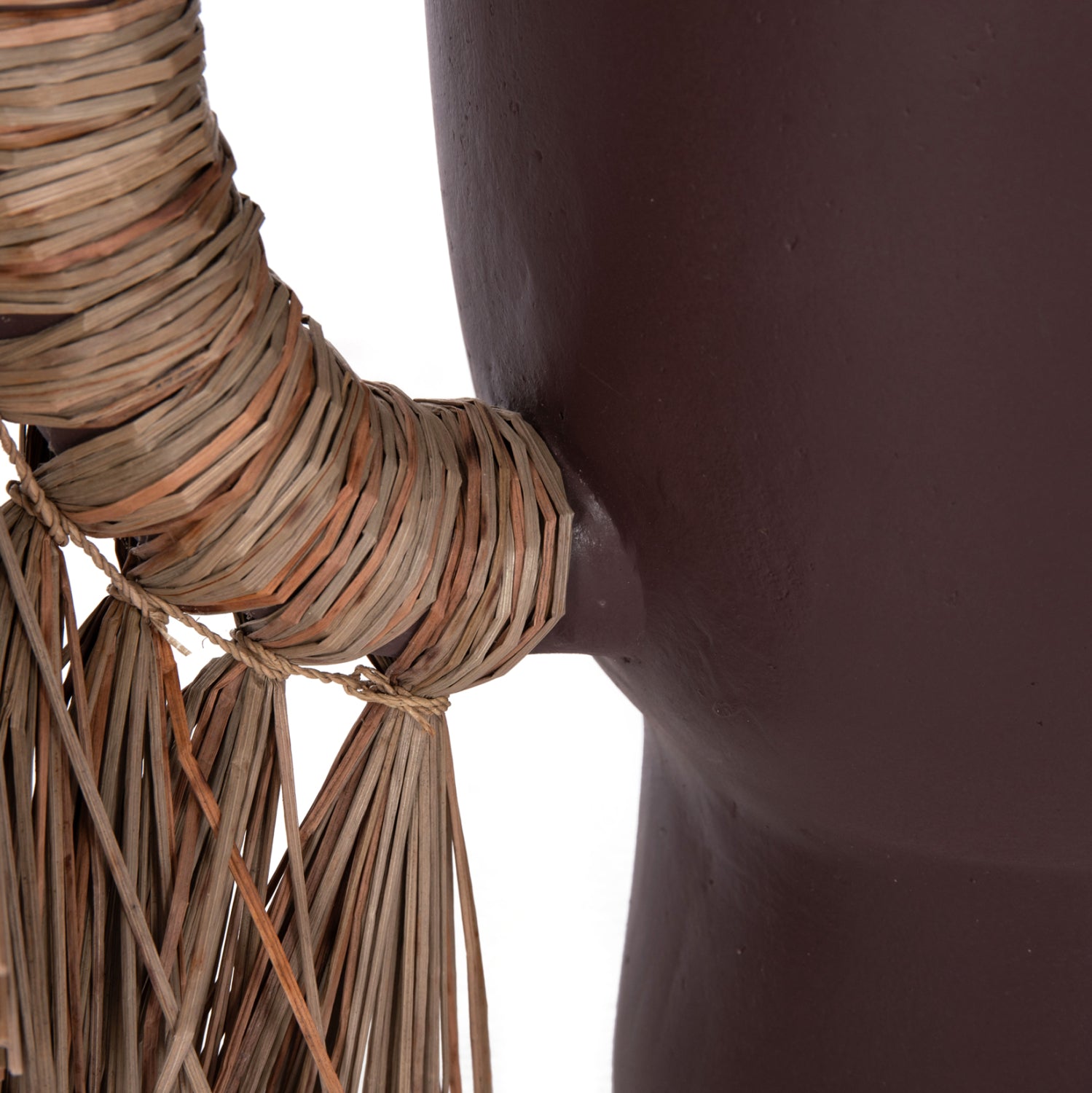 Декоративна ваза за Alica шоколад теракота и трева -- 64x22x38см