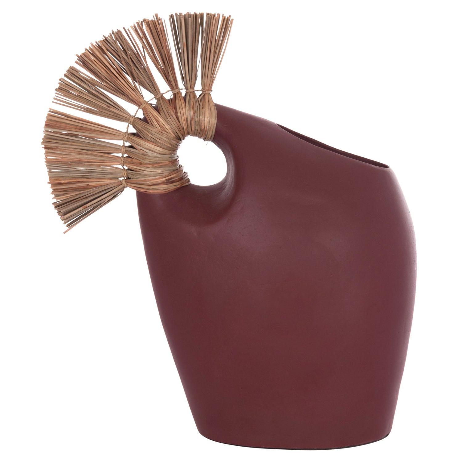 Декоративна маса Аlica2 череша теракота и трева -- 44x18x50см