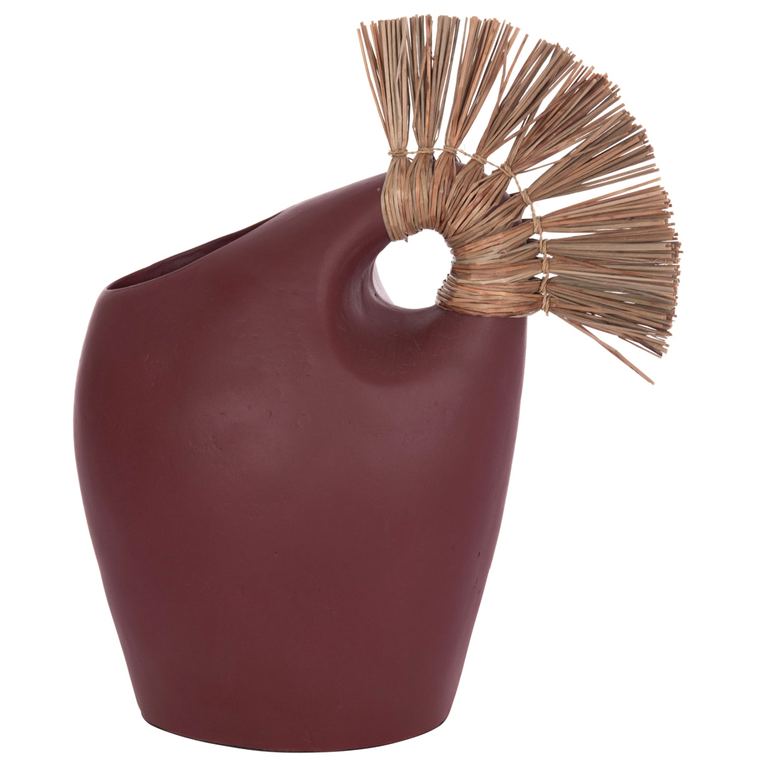 Декоративна маса Аlica2 череша теракота и трева -- 44x18x50см