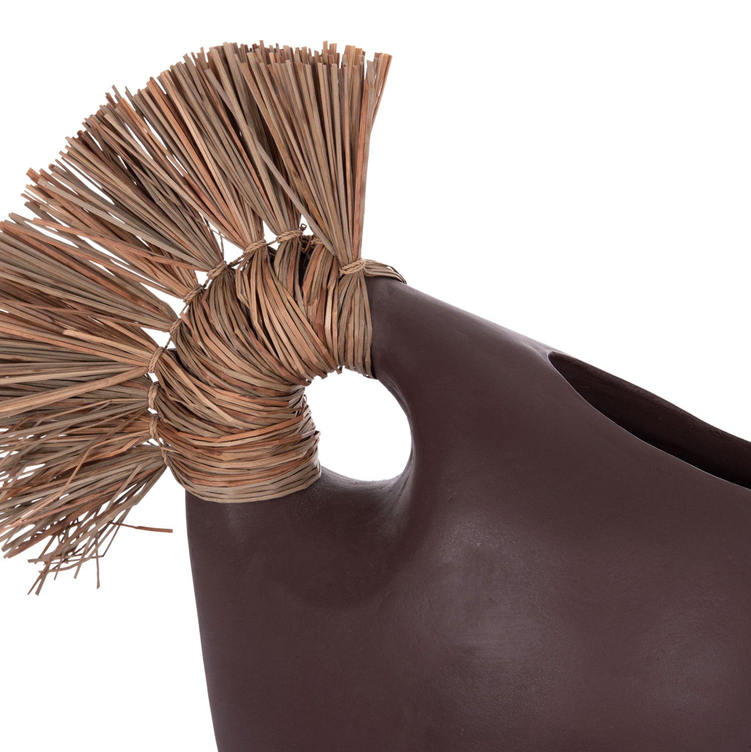 Декоративна маса Аlica2 шоколад теракота и трева -- 44x18x50см