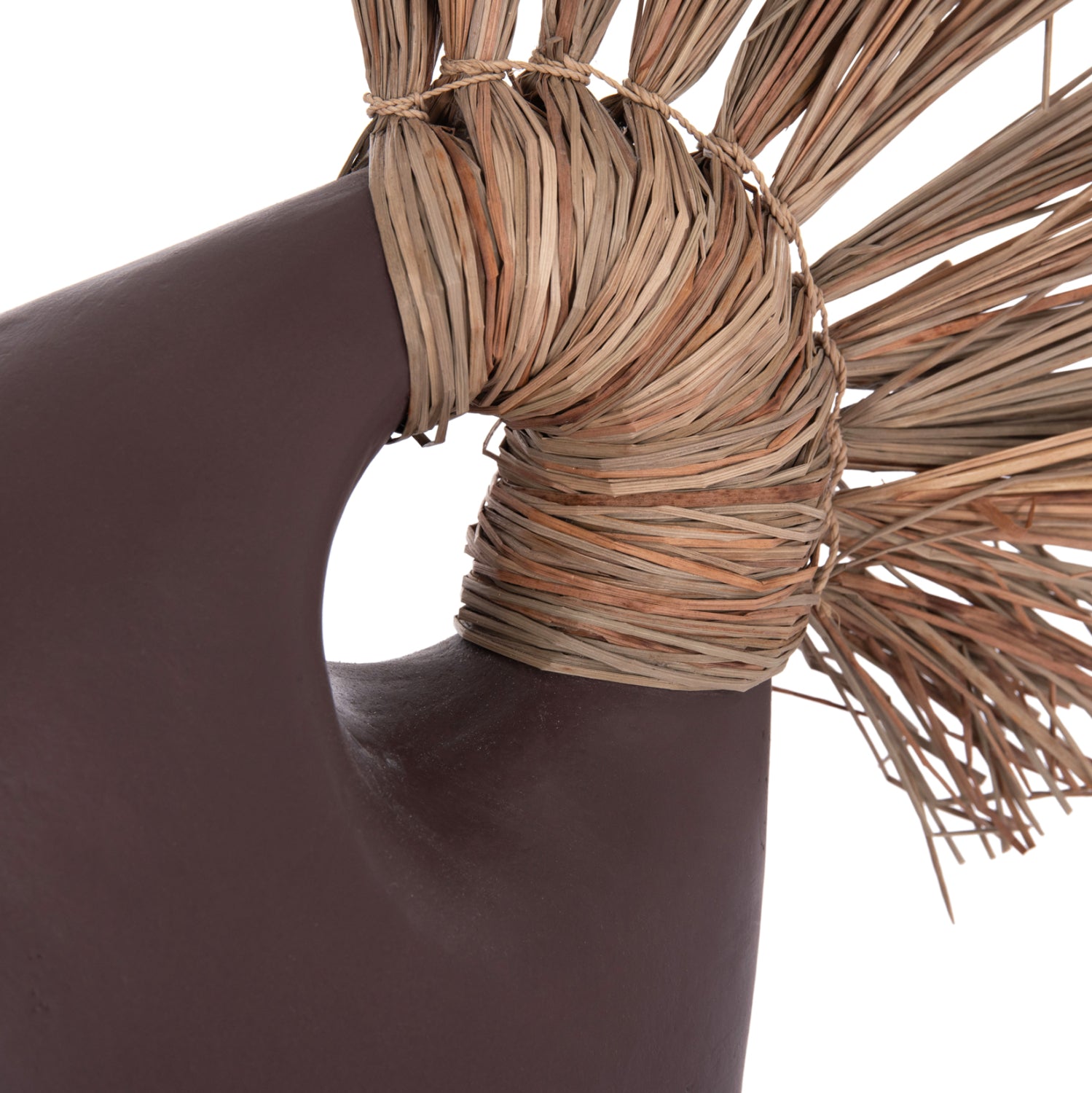 Декоративна маса Аlica2 шоколад теракота и трева -- 44x18x50см