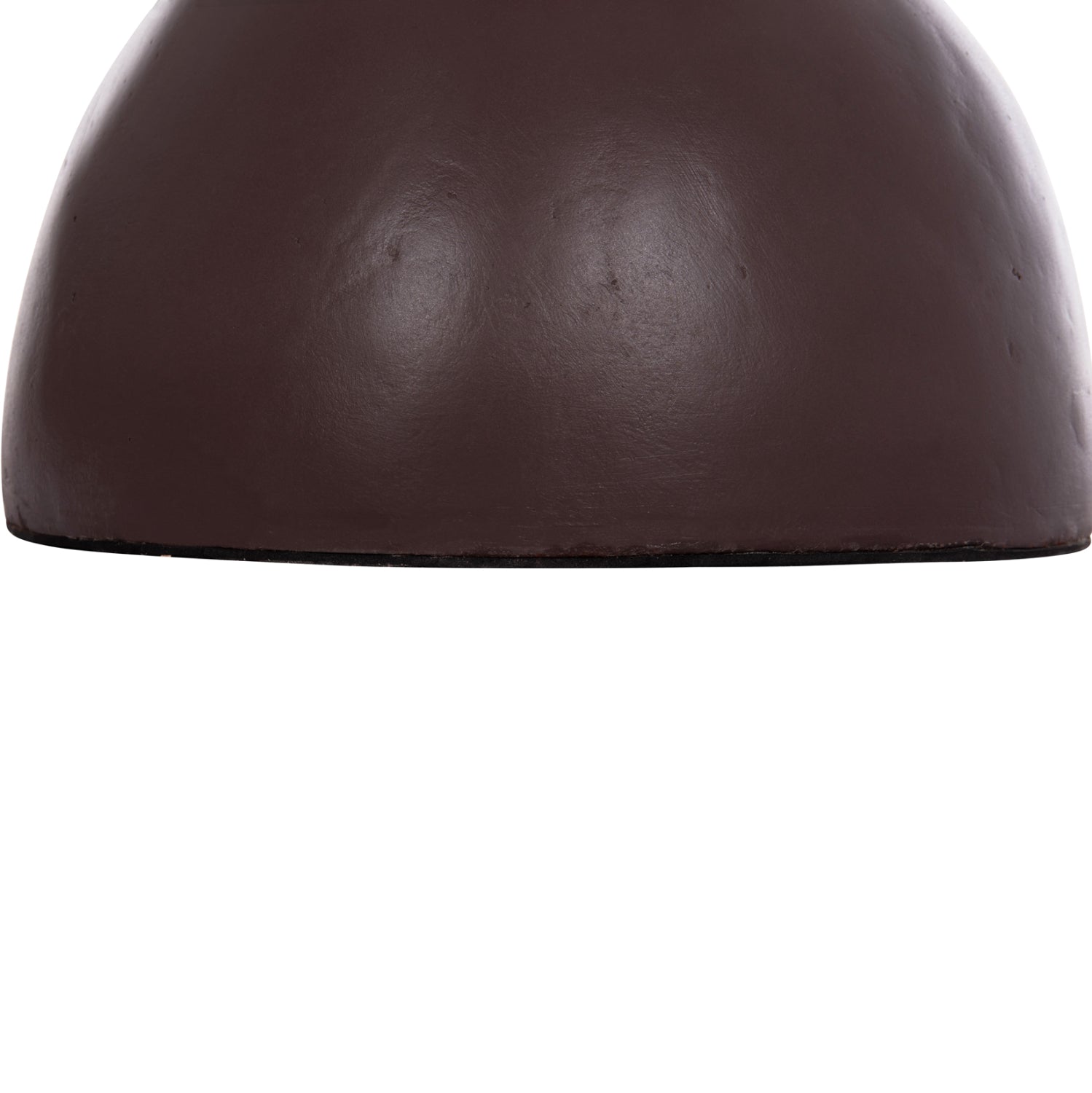 Декоративна подова ваза Мaynard фибър цимент шоколад-ратан φ32x62.5см