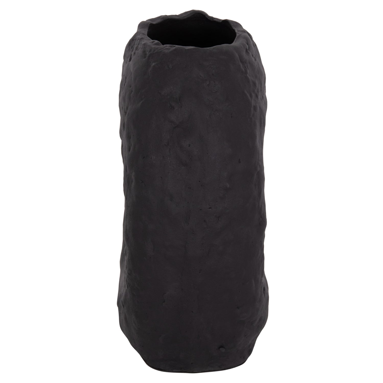 Настолна декоративна ваза namentis черна теракота--26.5x16x36.5cm