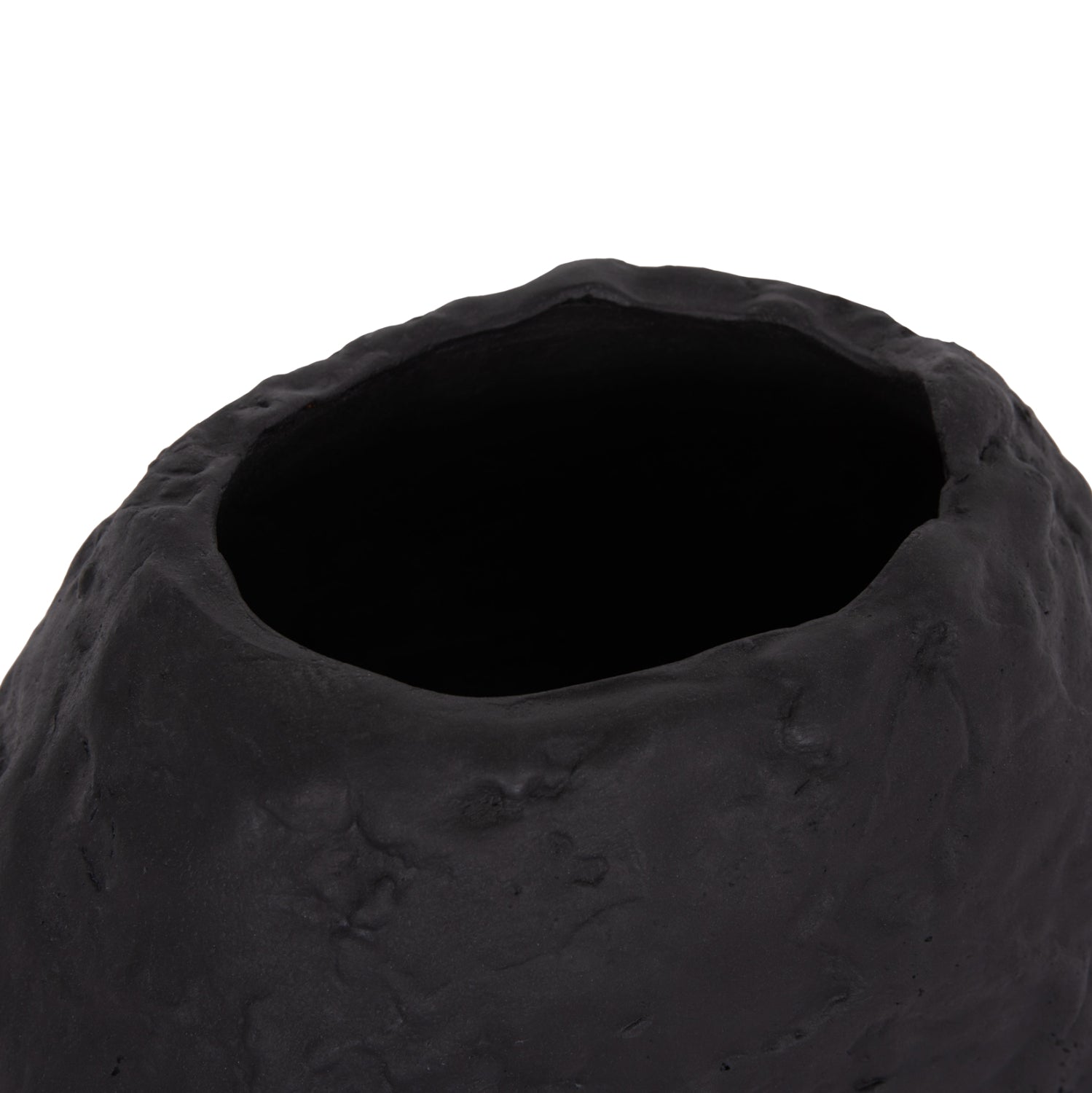 Настолна декоративна ваза namentis черна теракота--26.5x16x36.5cm