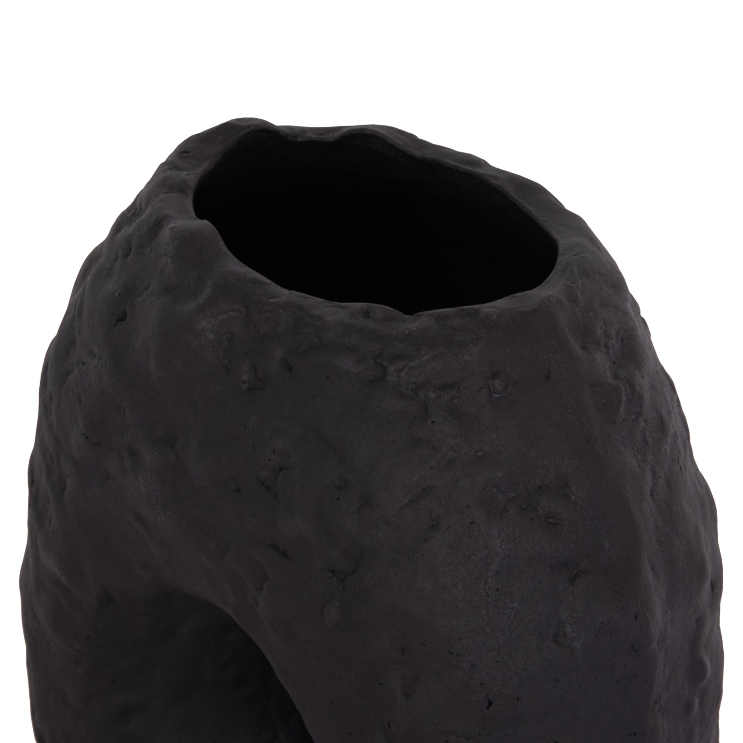 Настолна декоративна ваза namentis черна теракота--26.5x16x36.5cm