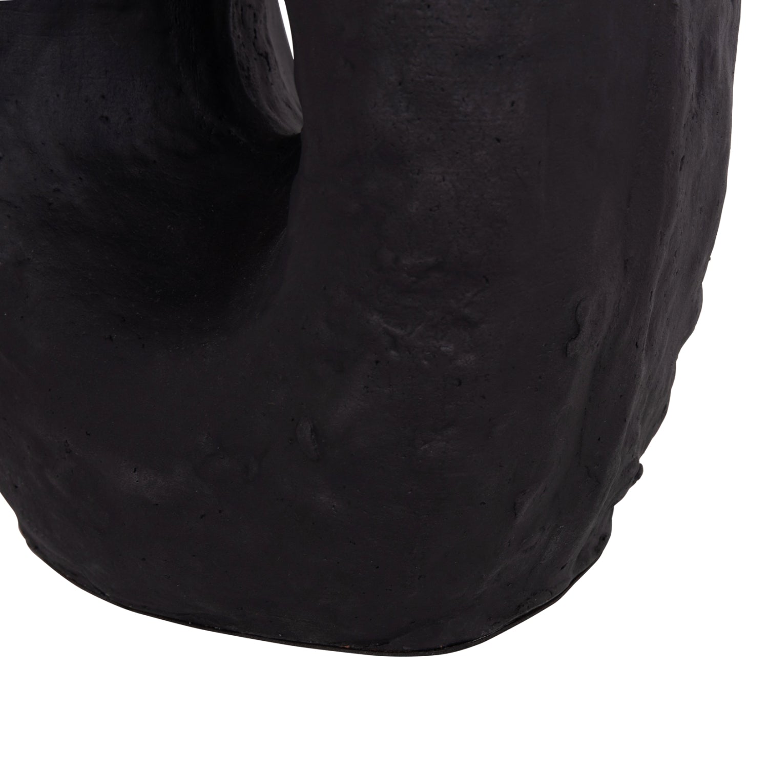 Настолна декоративна ваза namentis черна теракота--26.5x16x36.5cm