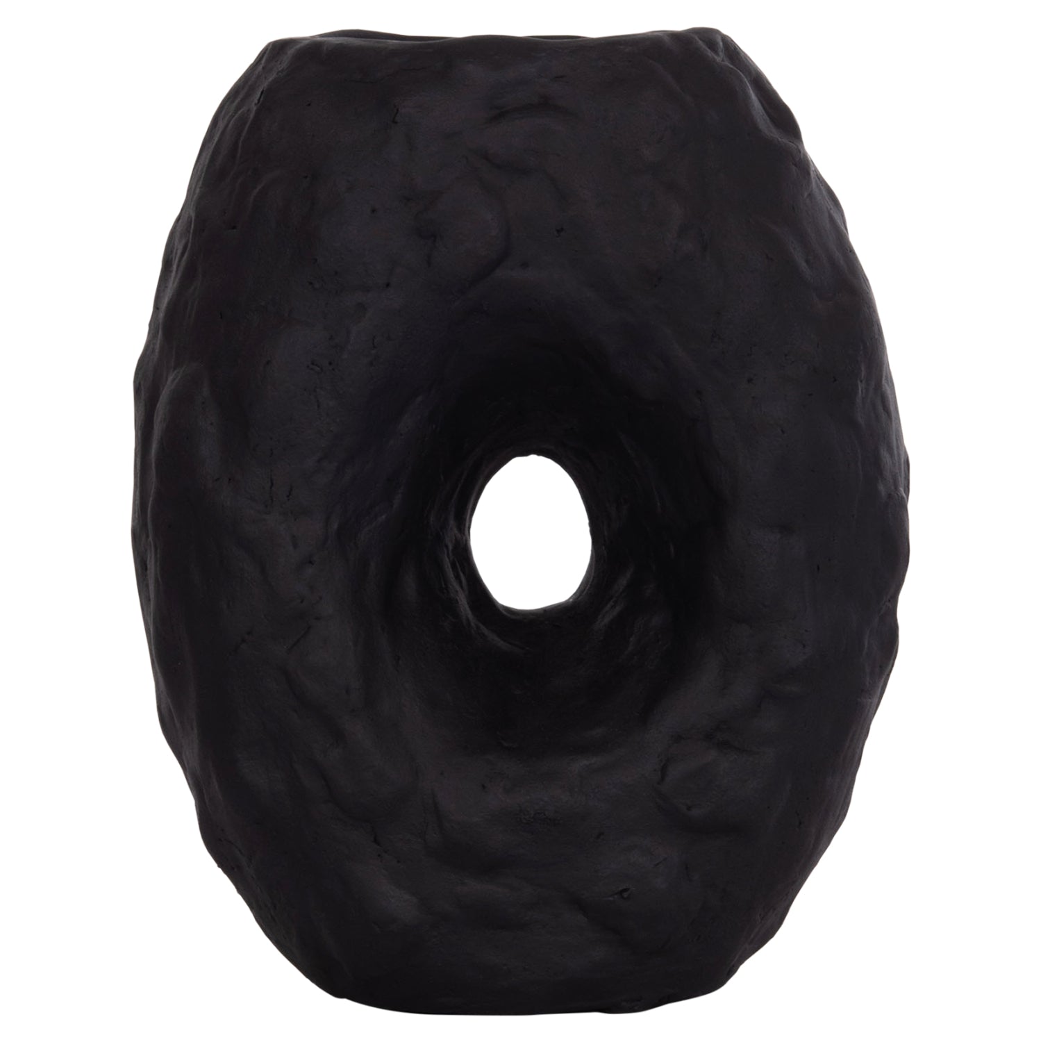 Настолна декоративна ваза namentis черна теракота--22x13x28hcm