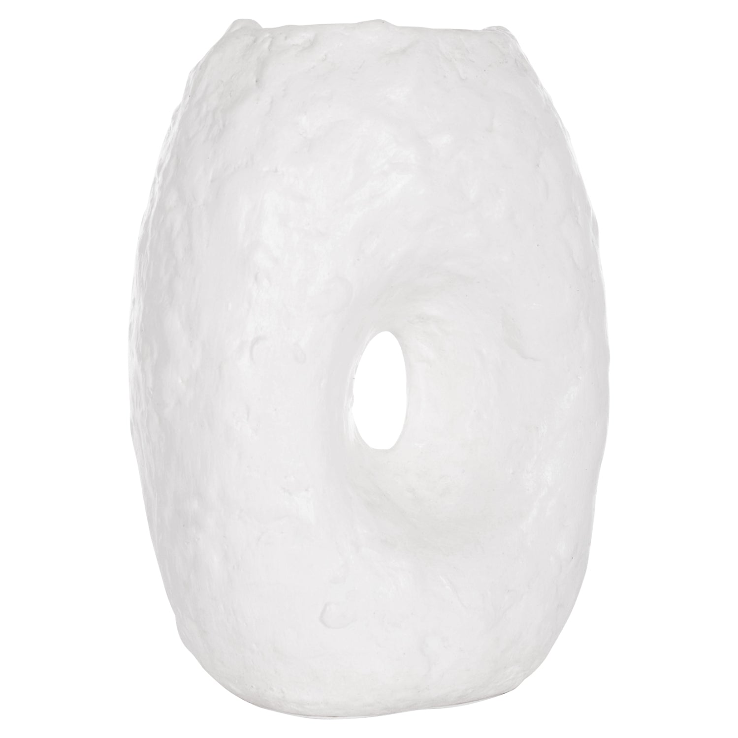 Декоративна ваза Namentis бяла теракота -- 26.5x16x36.5см