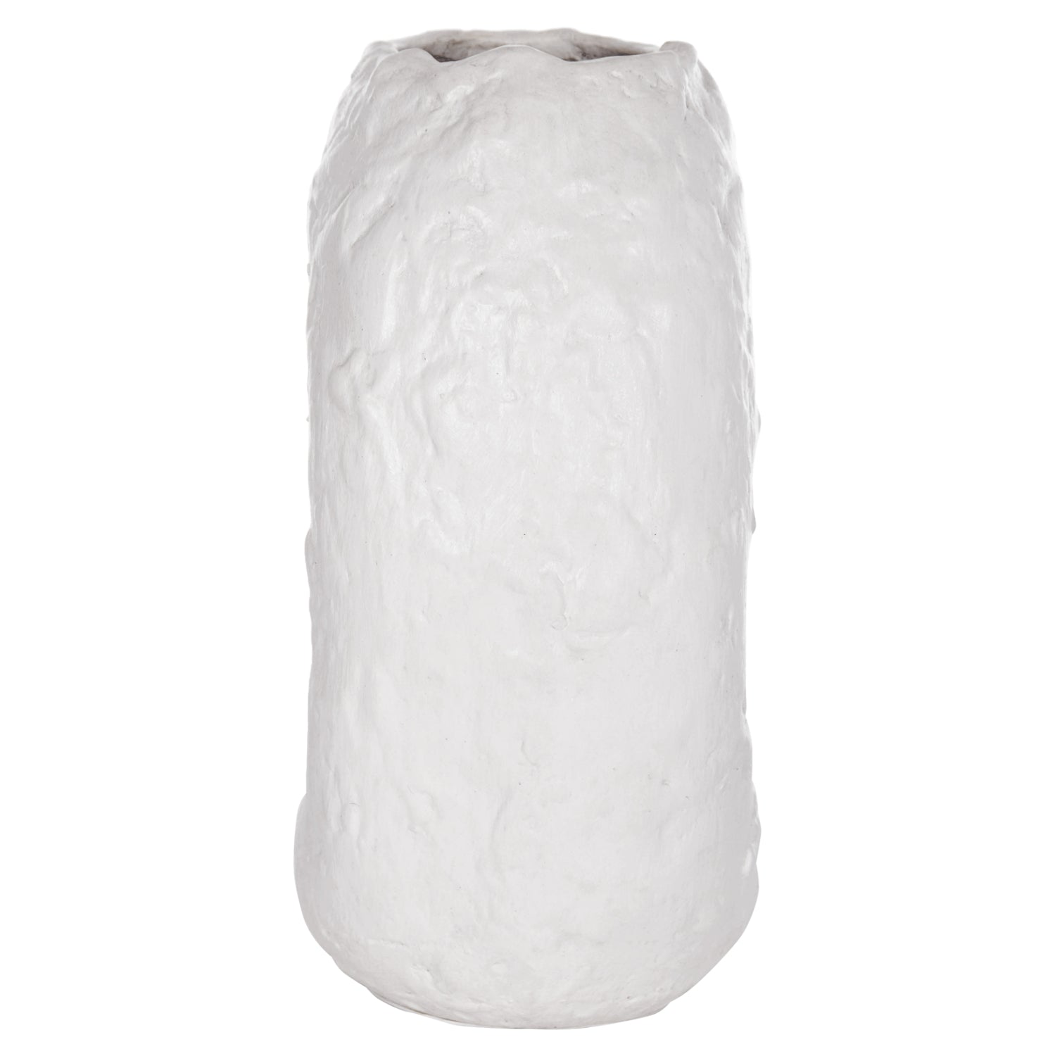 Декоративна ваза Namentis бяла теракота -- 26.5x16x36.5см