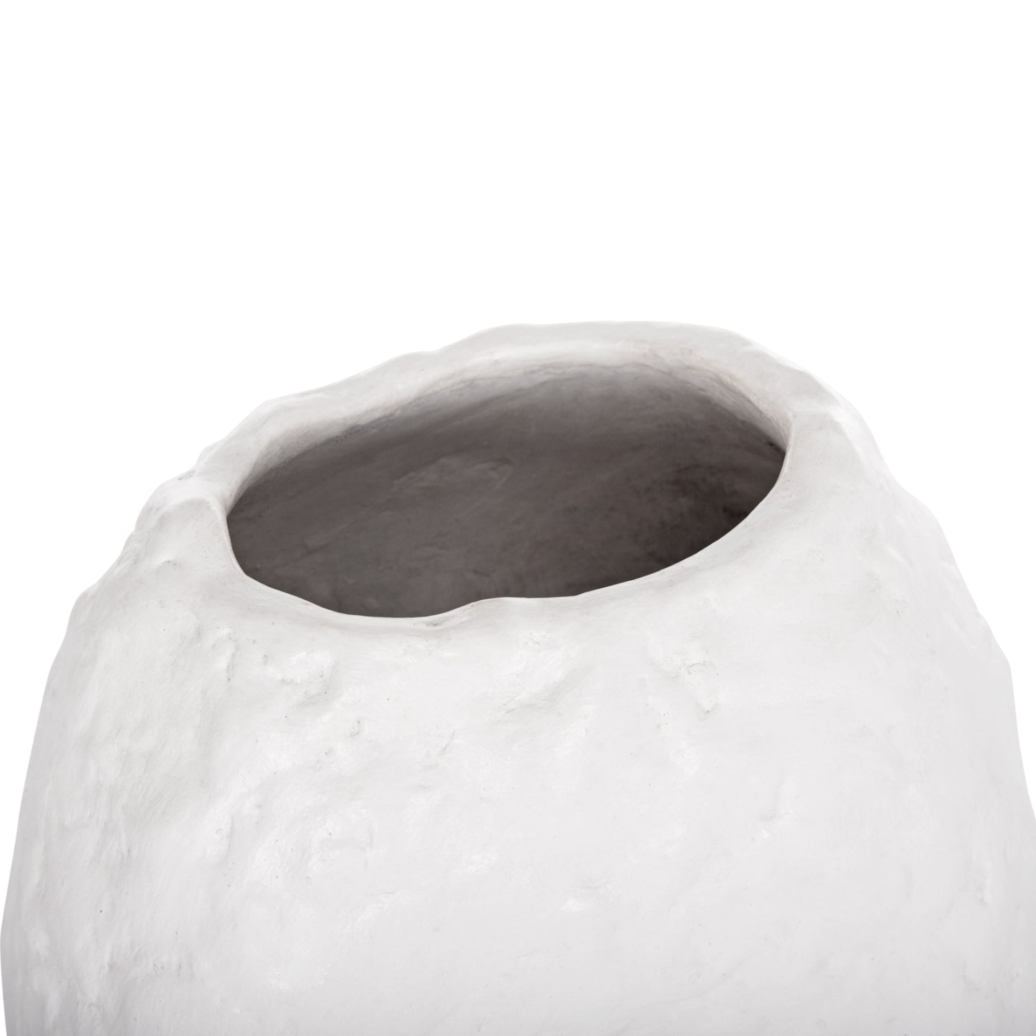 Декоративна ваза Namentis бяла теракота -- 26.5x16x36.5см