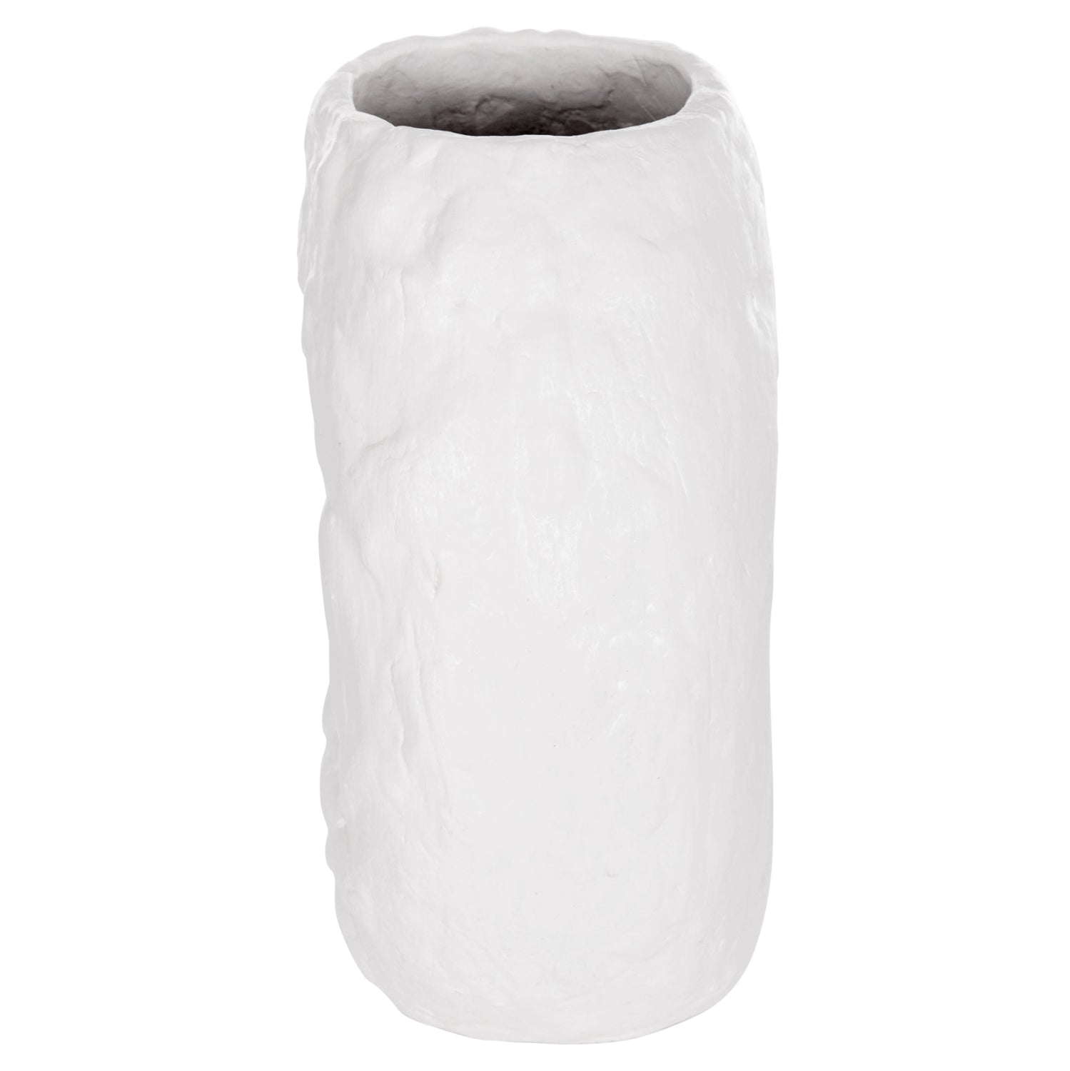 Настолна декоративна ваза namentis бяла теракота--22x13x28h