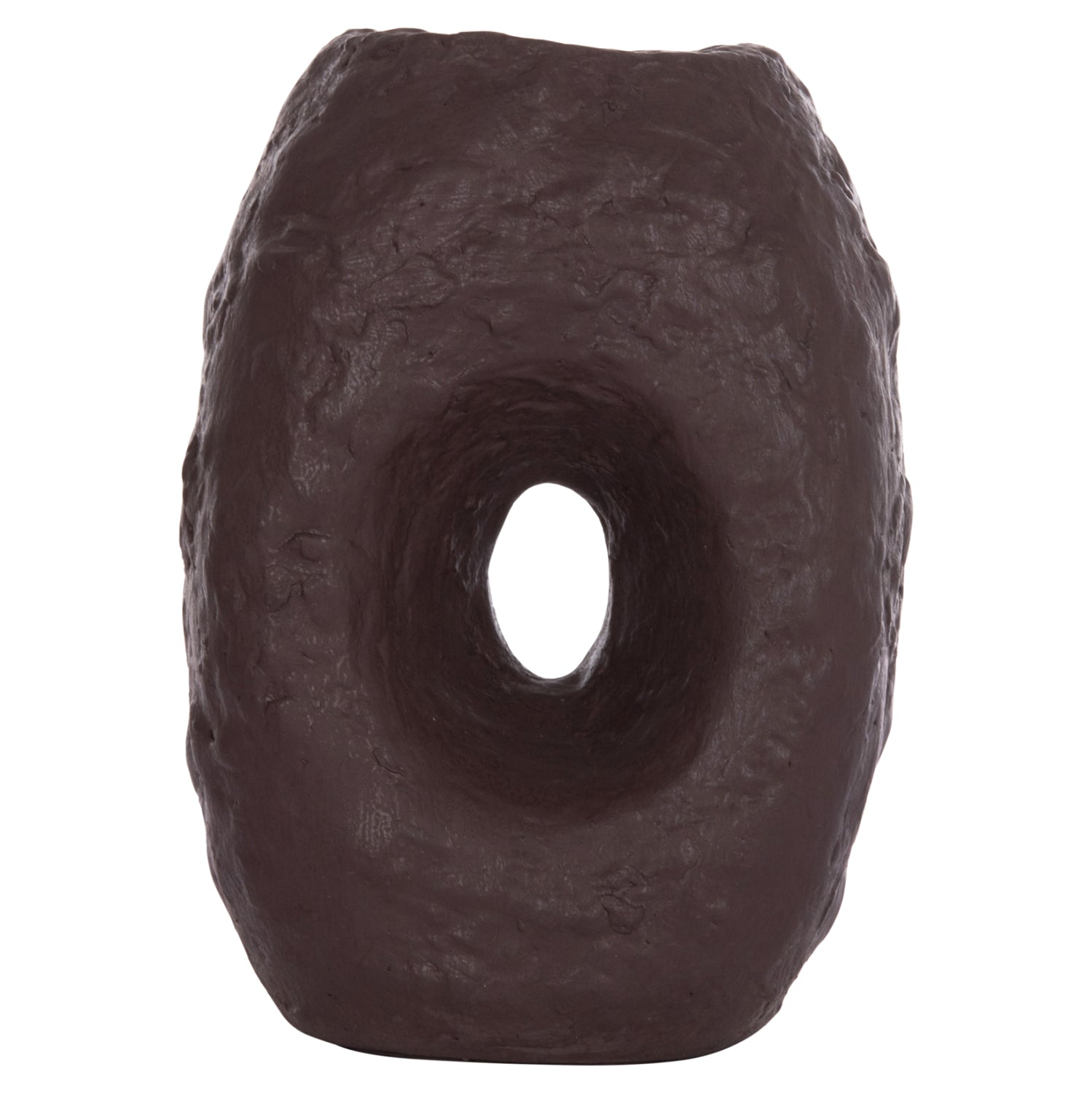 Настолна декоративна ваза namentis шоколад теракота--26.5x16x36.5cm