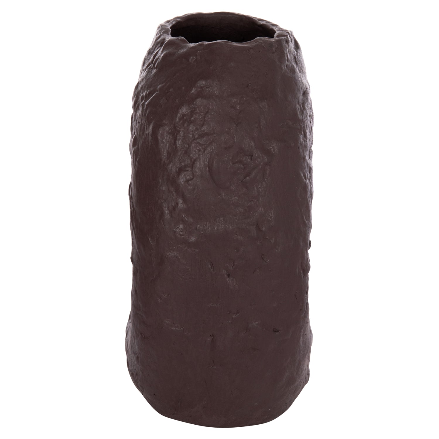 Настолна декоративна ваза namentis шоколад теракота--26.5x16x36.5cm