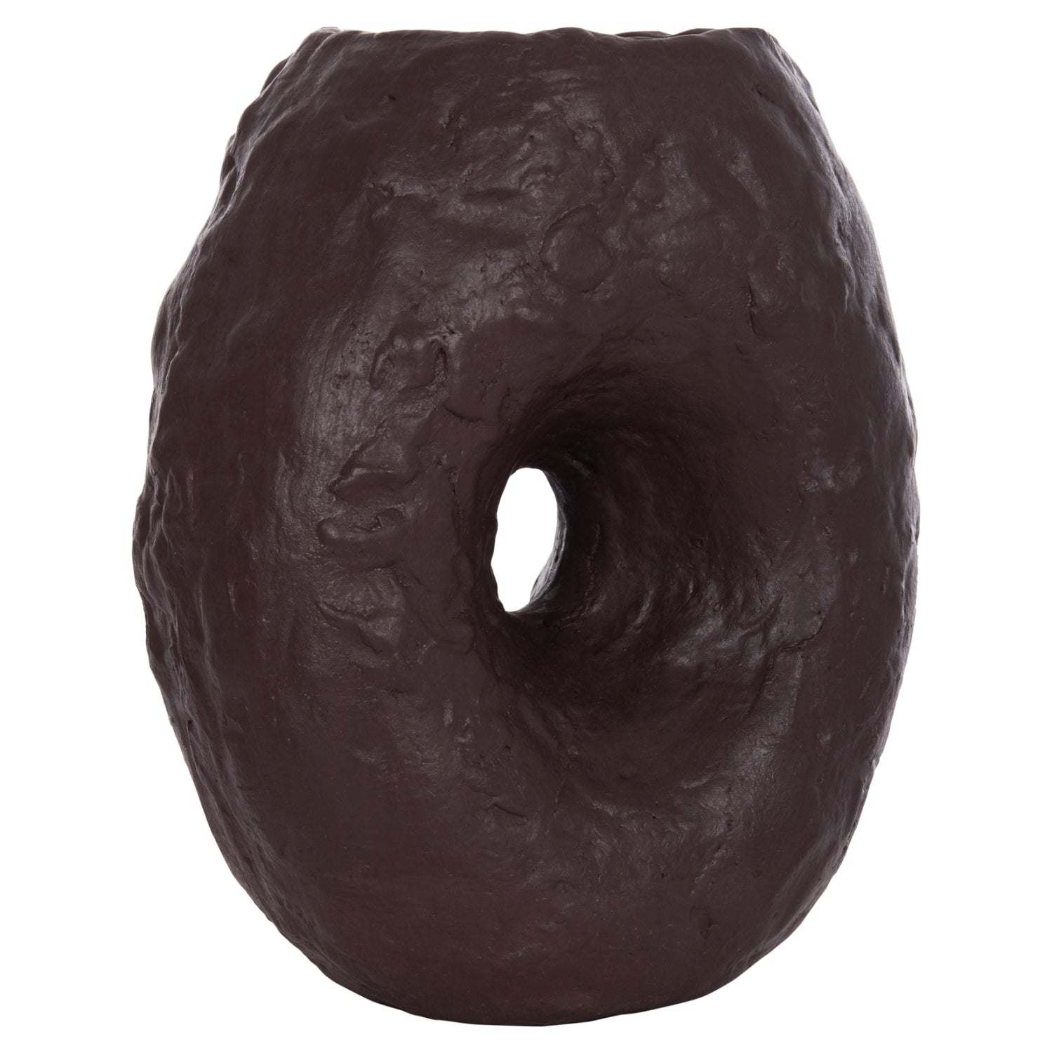 Настолна декоративна ваза namentis шоколад теракота--22x13x28h