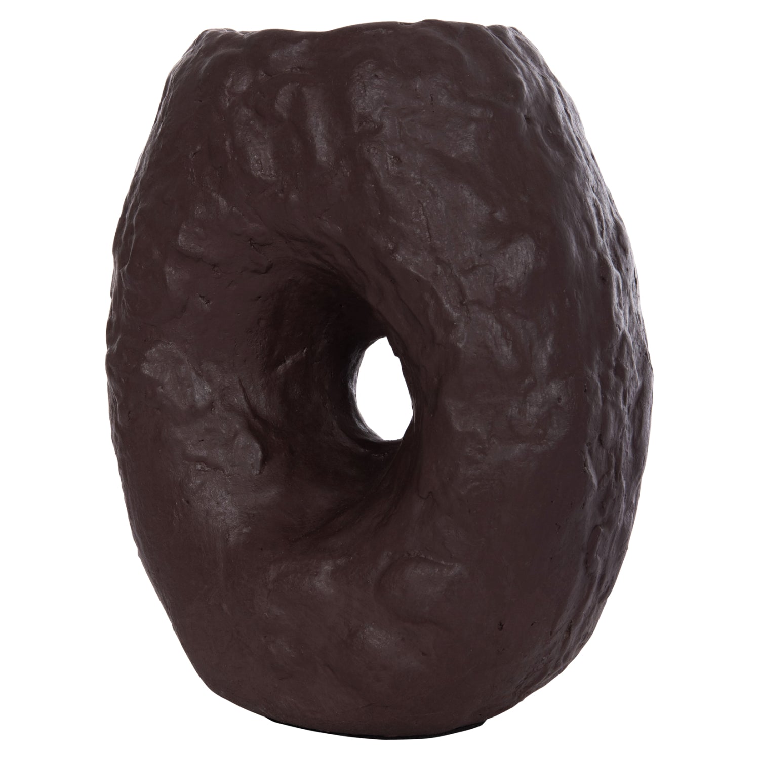 Настолна декоративна ваза namentis шоколад теракота--22x13x28h