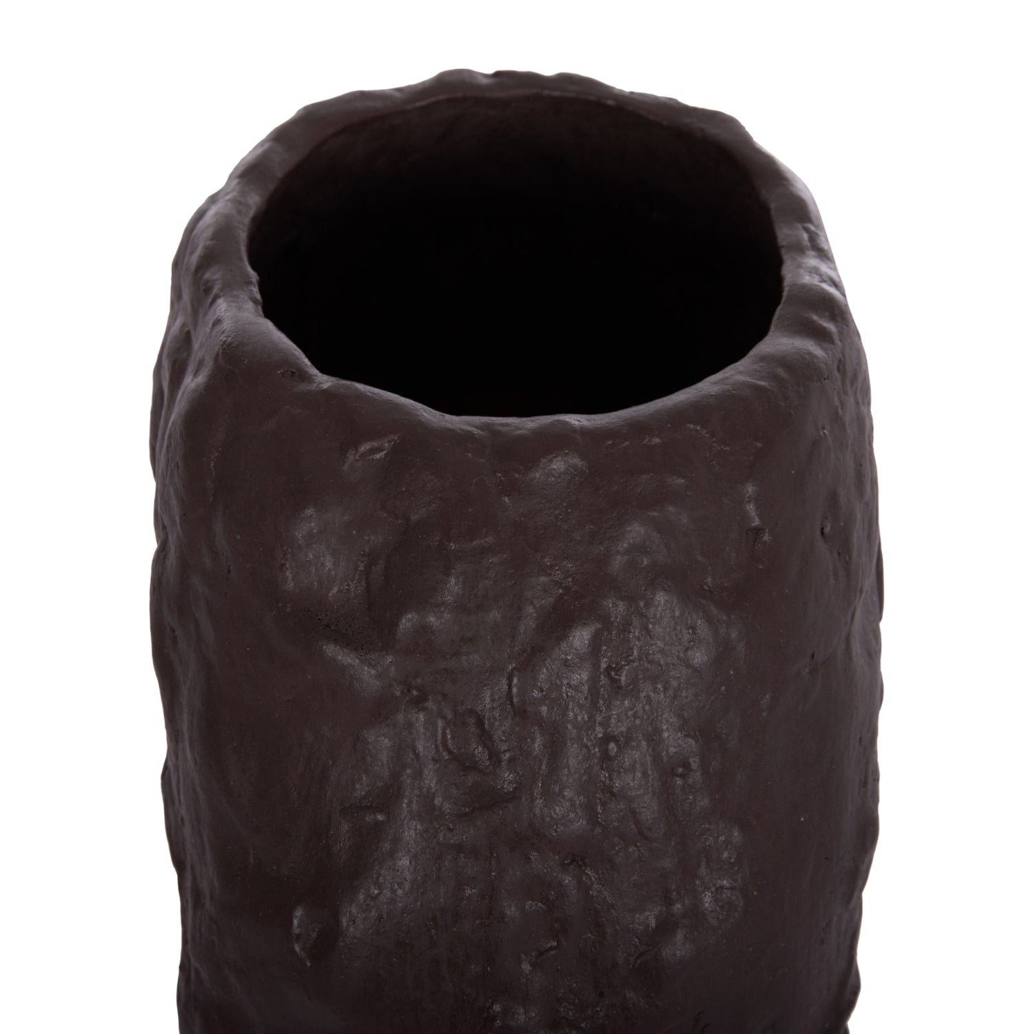 Настолна декоративна ваза namentis шоколад теракота--22x13x28h